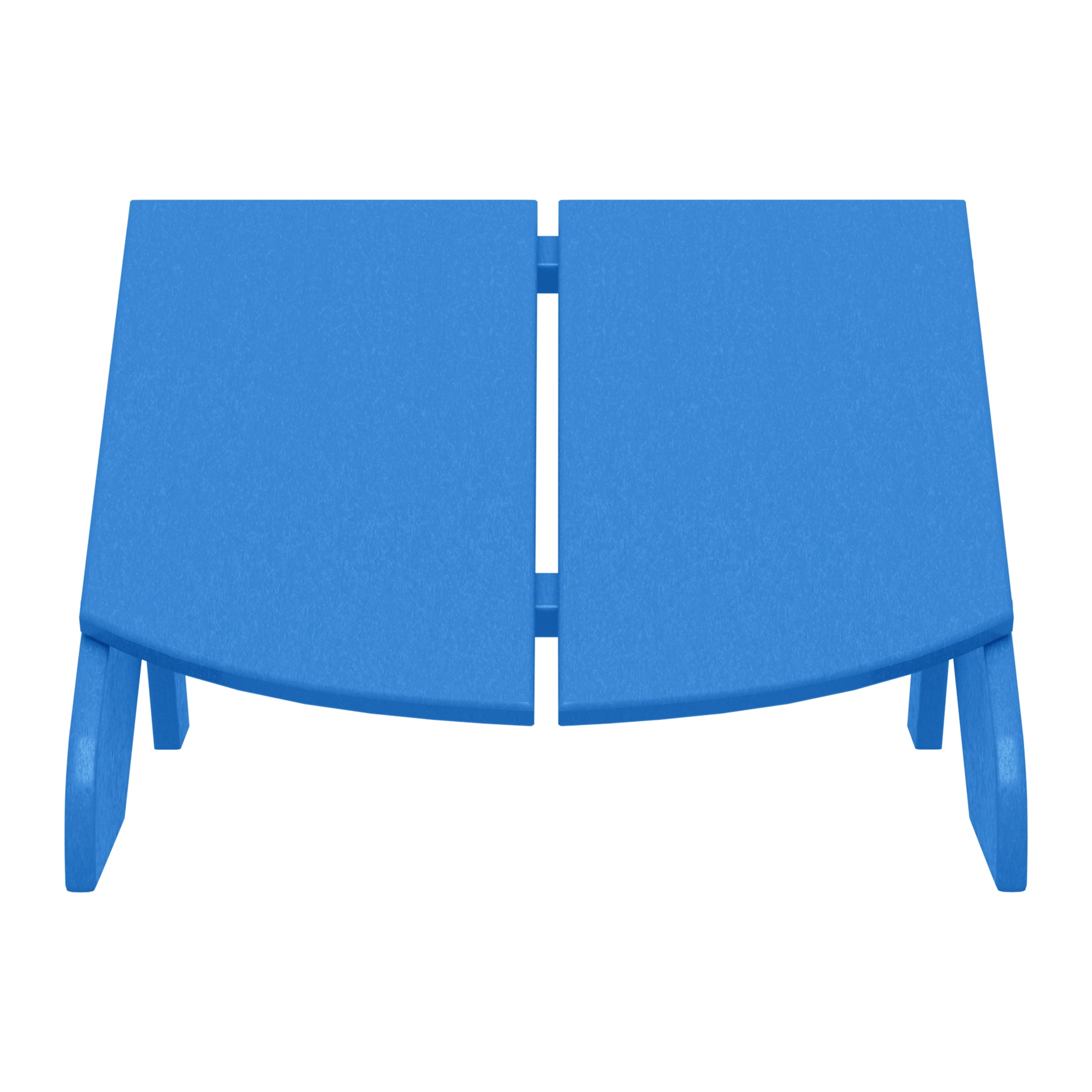Seaview Modern HDPE Plastic Folding Patio Adirondack Ottoman
