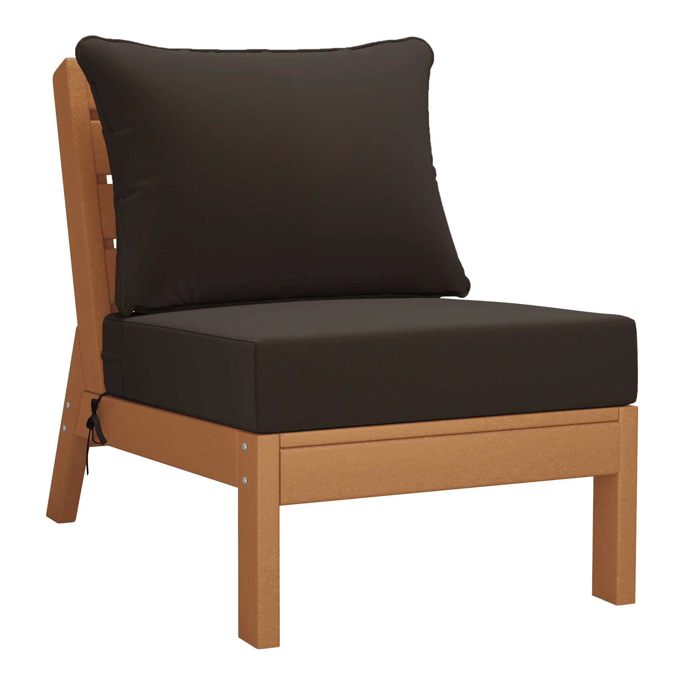 Portsmouth Outdoor Patio HDPE Sectional Sofa with Patio Cushions