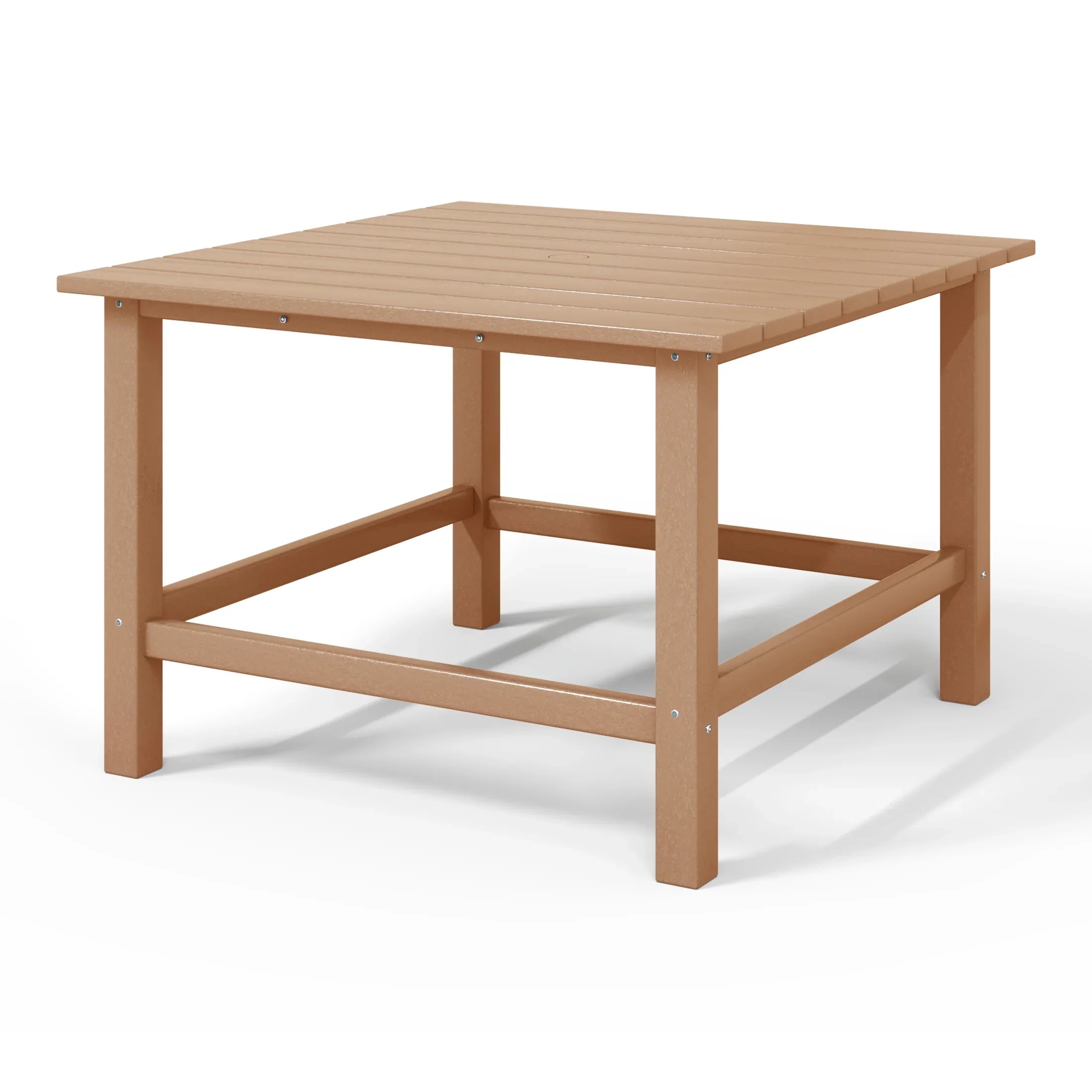 Paradise Kids Outdoor Patio Furniture HDPE 30" Wide Square Dining Table