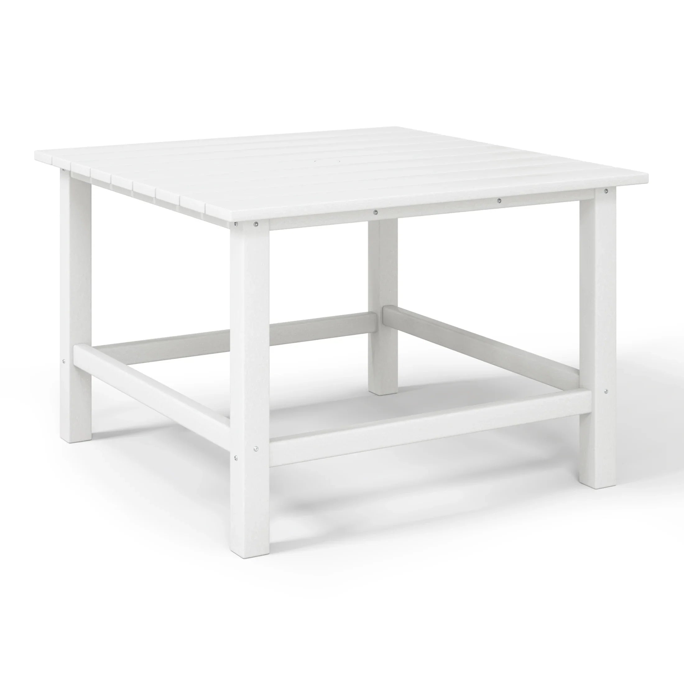 Paradise Kids Outdoor Patio Furniture HDPE 30" Wide Square Dining Table