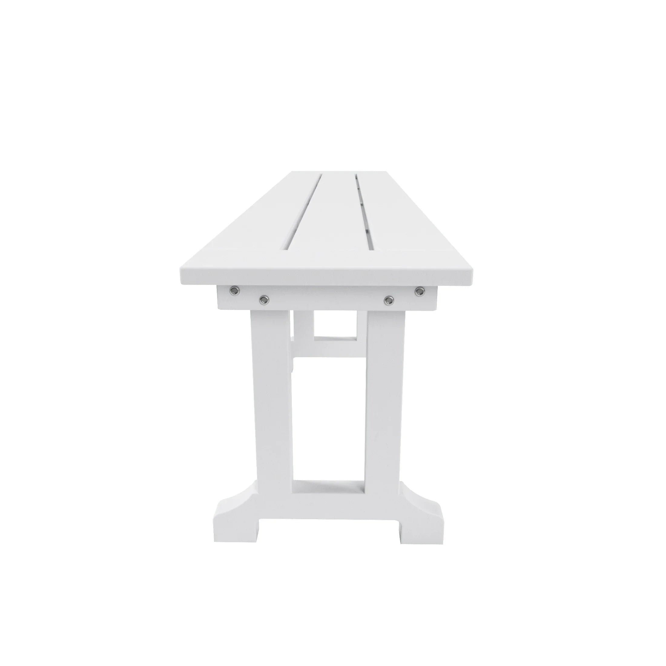Paradise 6-Piece HDPE Outdoor Rectangle Dining Patio Table and Chairs Set