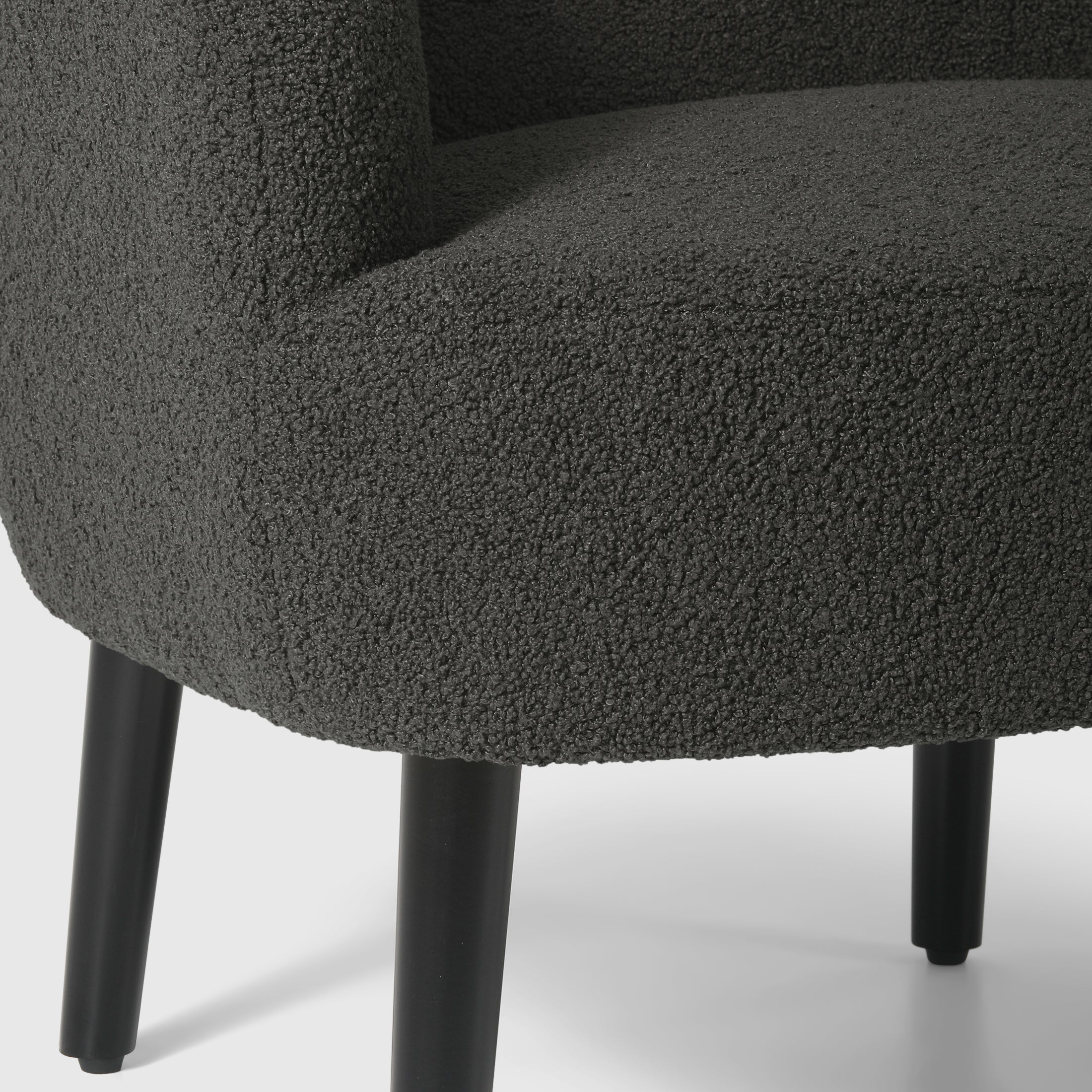 Celine 29" Wide Mid Century Modern Club Barrel Accent Armchair, Set of Two