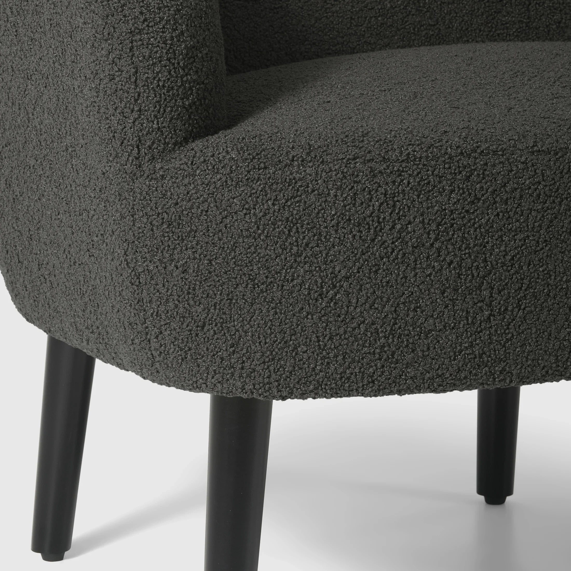 Celine 29" Wide Mid Century Modern Club Barrel Accent Armchair, Set of Two