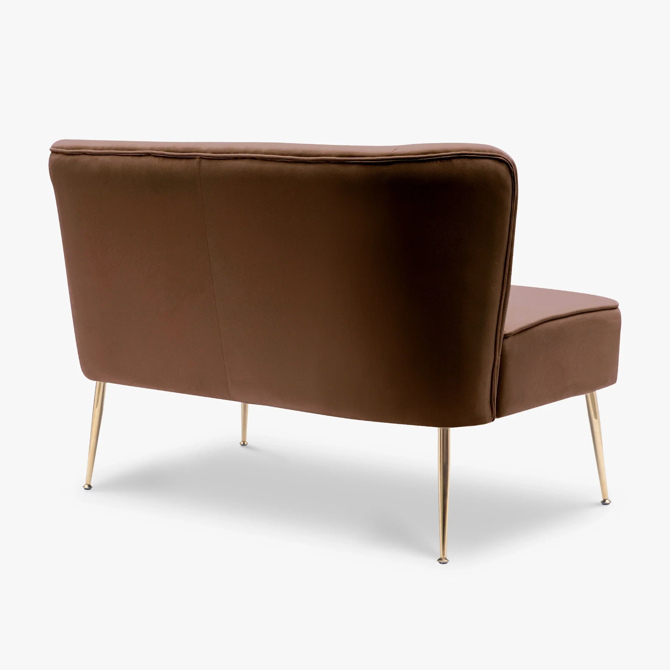 Alaia Mid Century Modern Tufted Velvet Loveseat Sofa and 25" Accent Chair 3-Piece Set