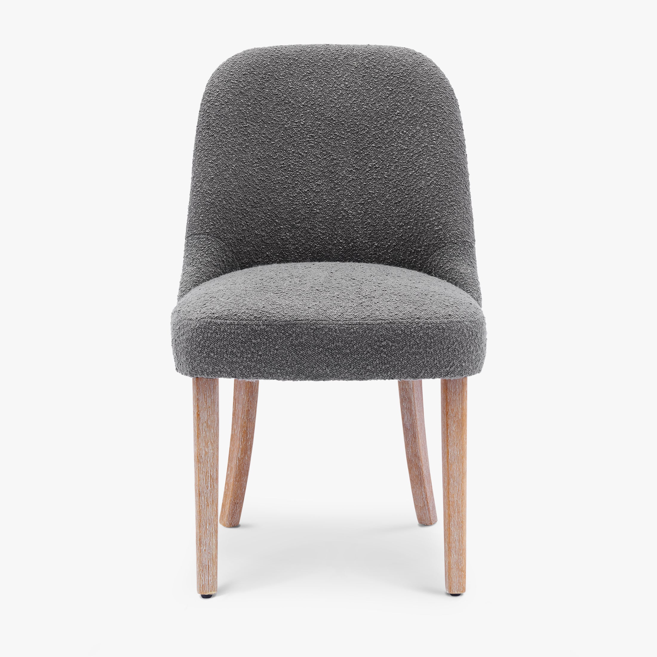 Amélie Mid-Century Modern Upholstered Boucle Dining Chair