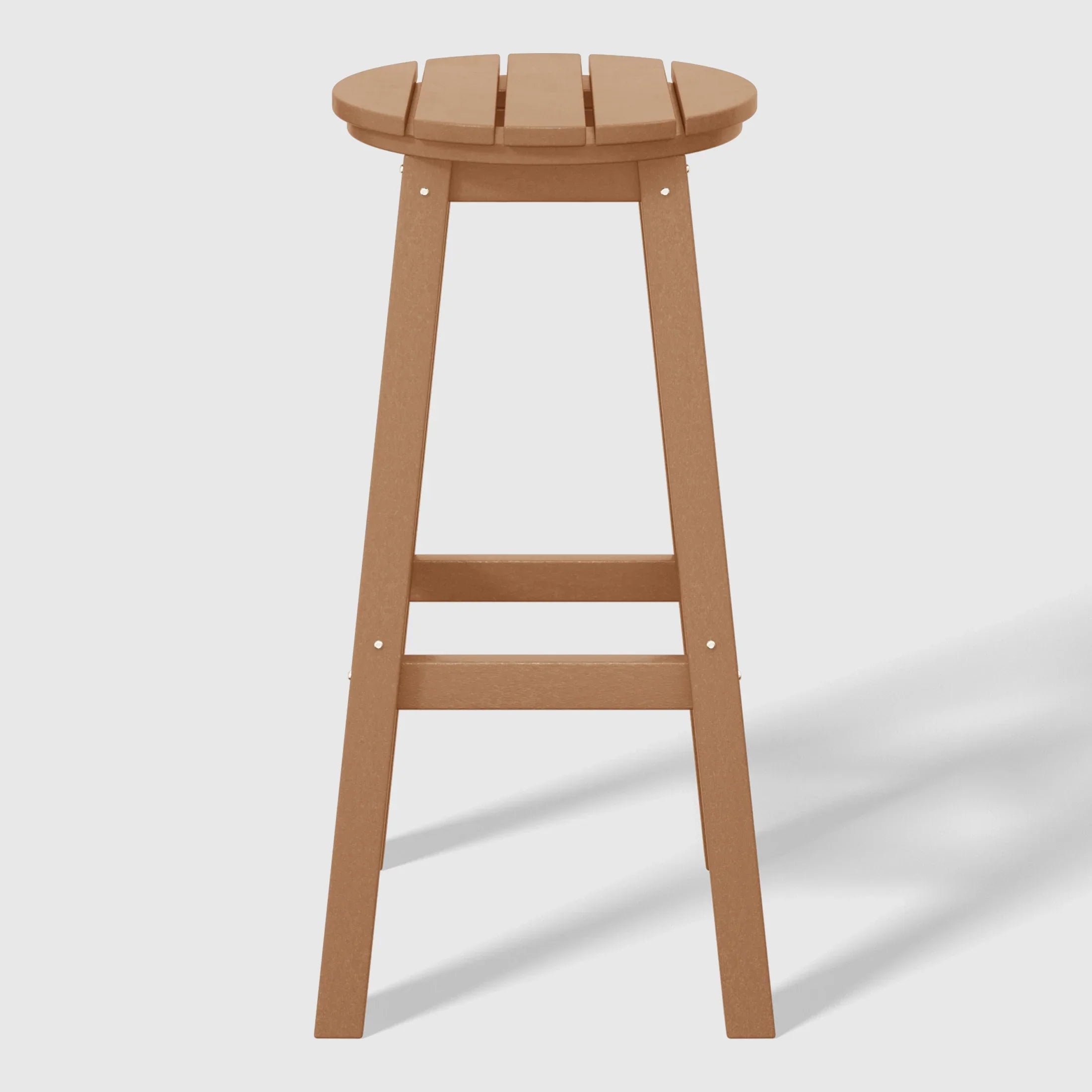 Paradise 29" HDPE Outdoor Patio Round Bar Stool Set of 2