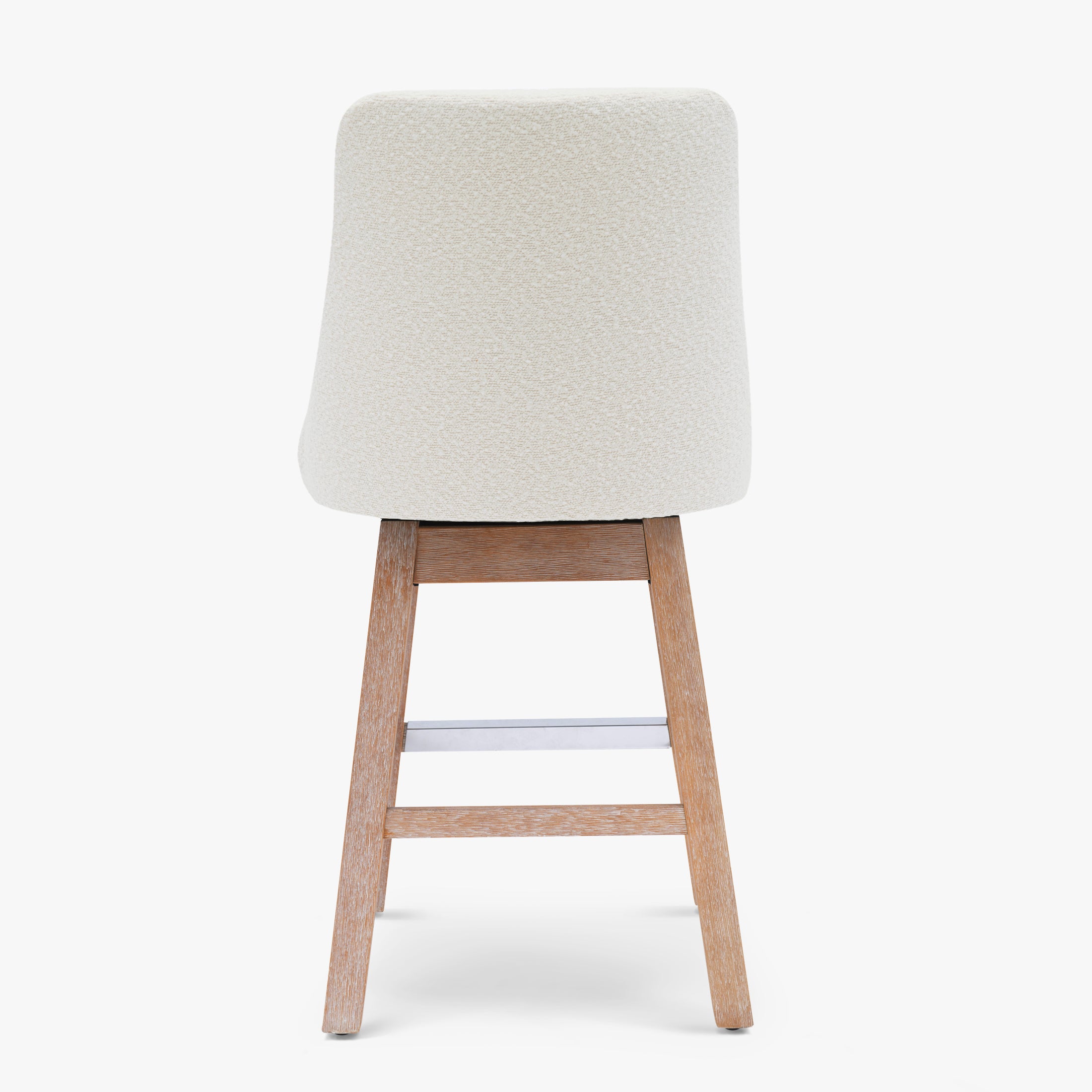 Amélie 26" Upholstered Swivel Counter Height Bar Stool