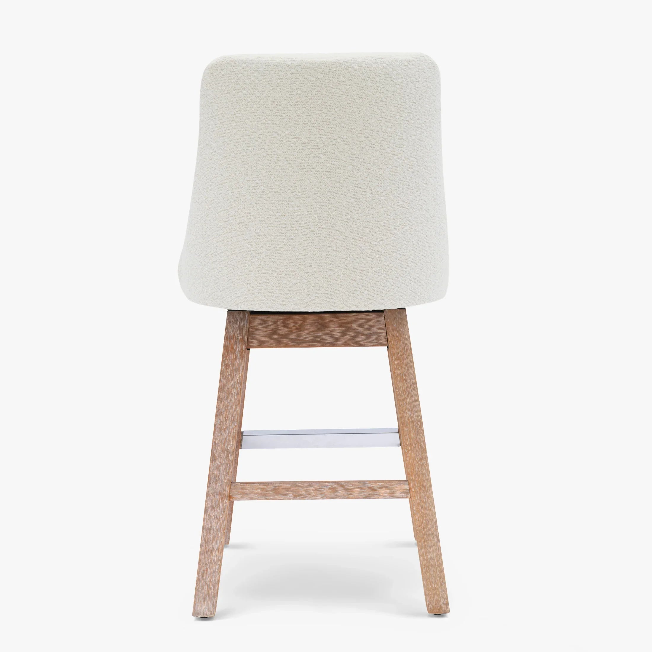 Amélie 26" Upholstered Swivel Counter Height Bar Stool