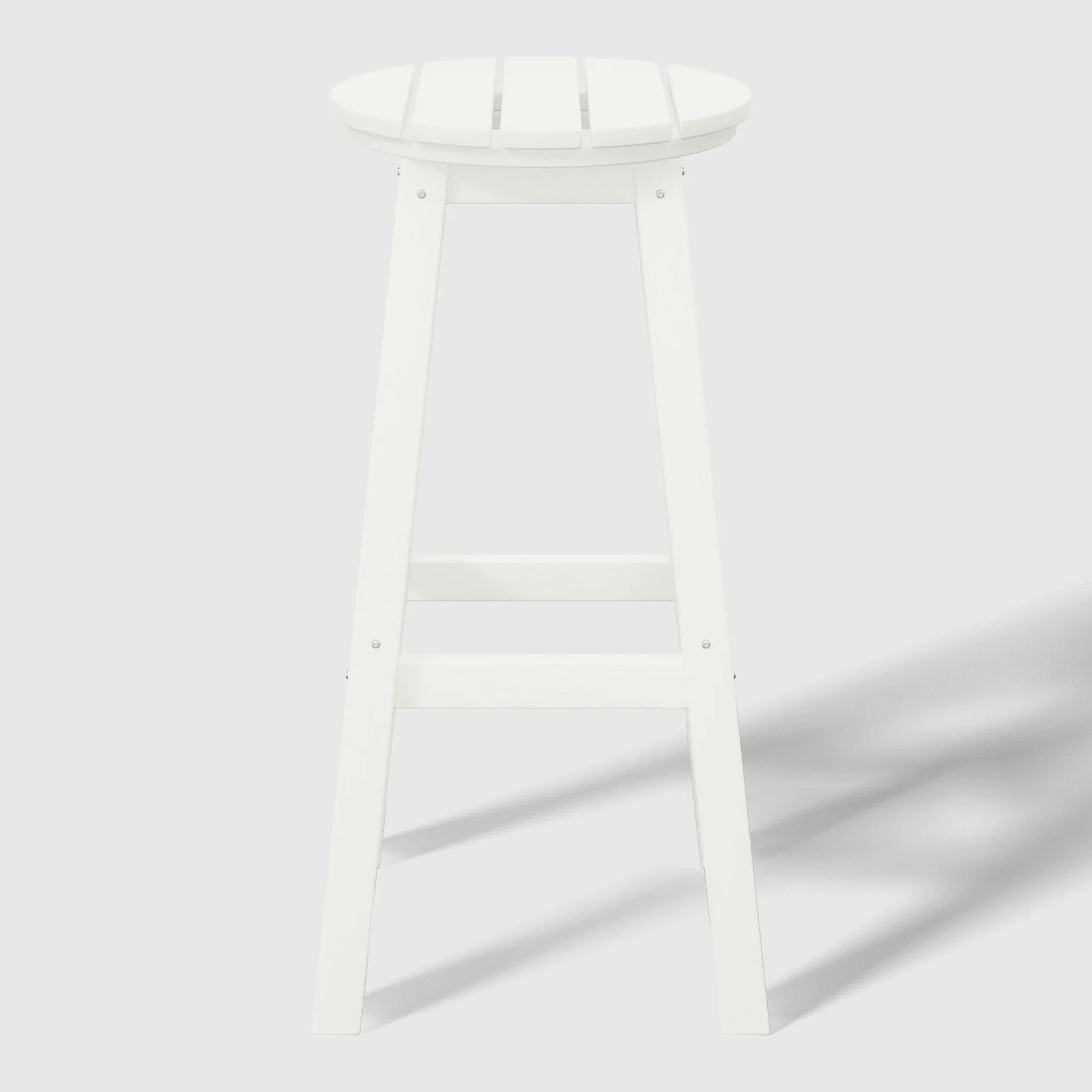 Paradise 29" HDPE Outdoor Patio Round Bar Stool Set of 2