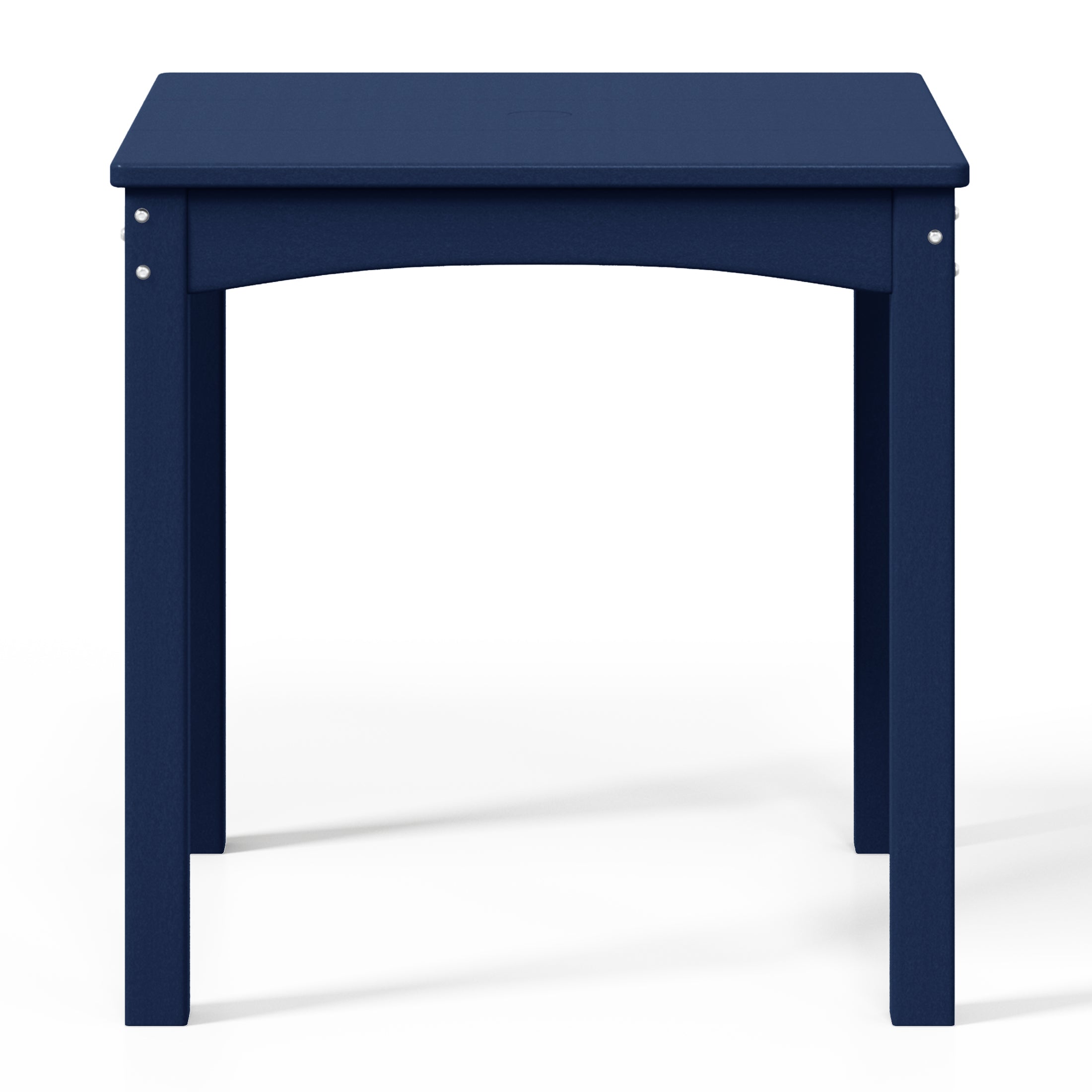 Playhouse Kids 24" Wide HDPE Plastic Childrens Square Dinner Table