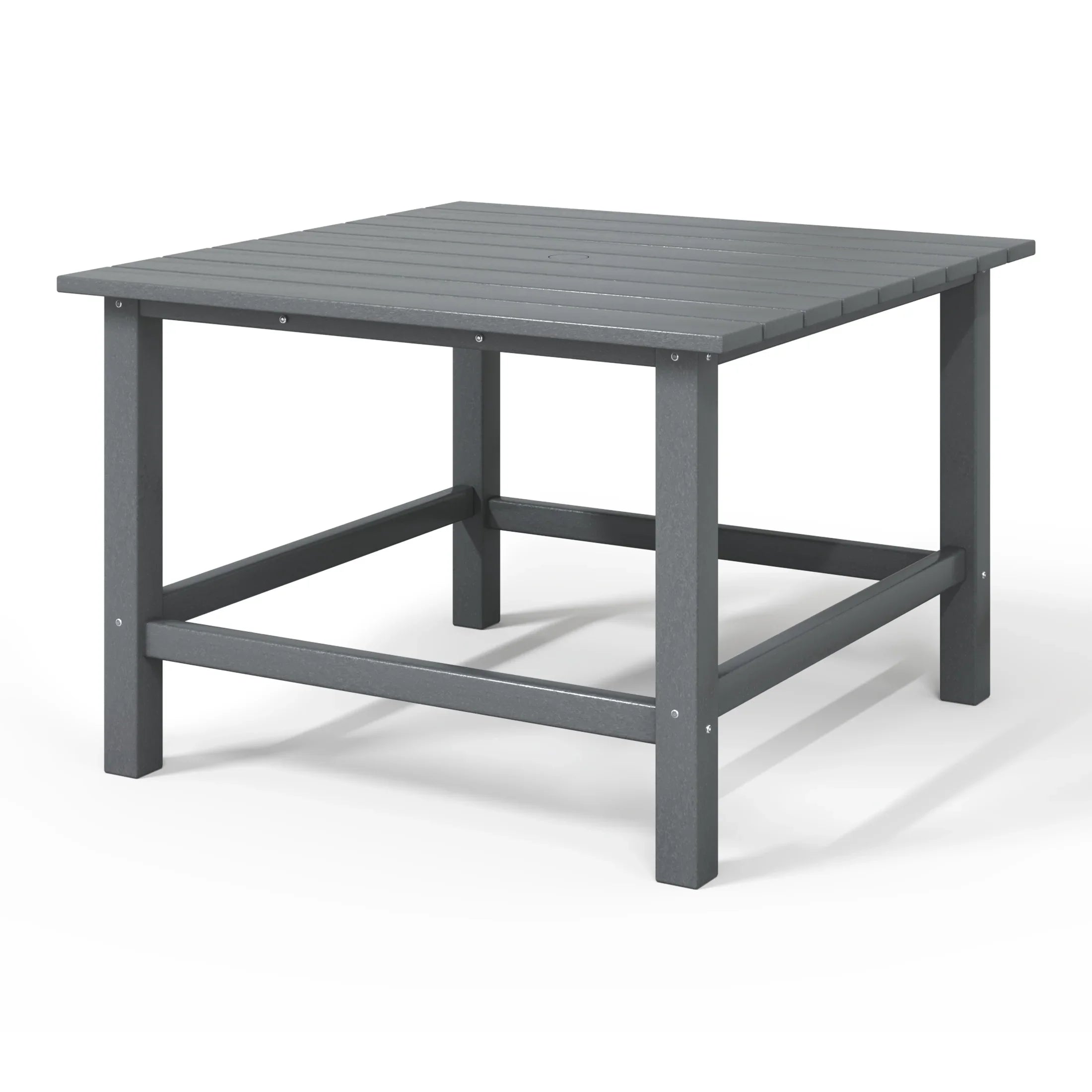 Paradise Kids Outdoor Patio Furniture HDPE 30" Wide Square Dining Table