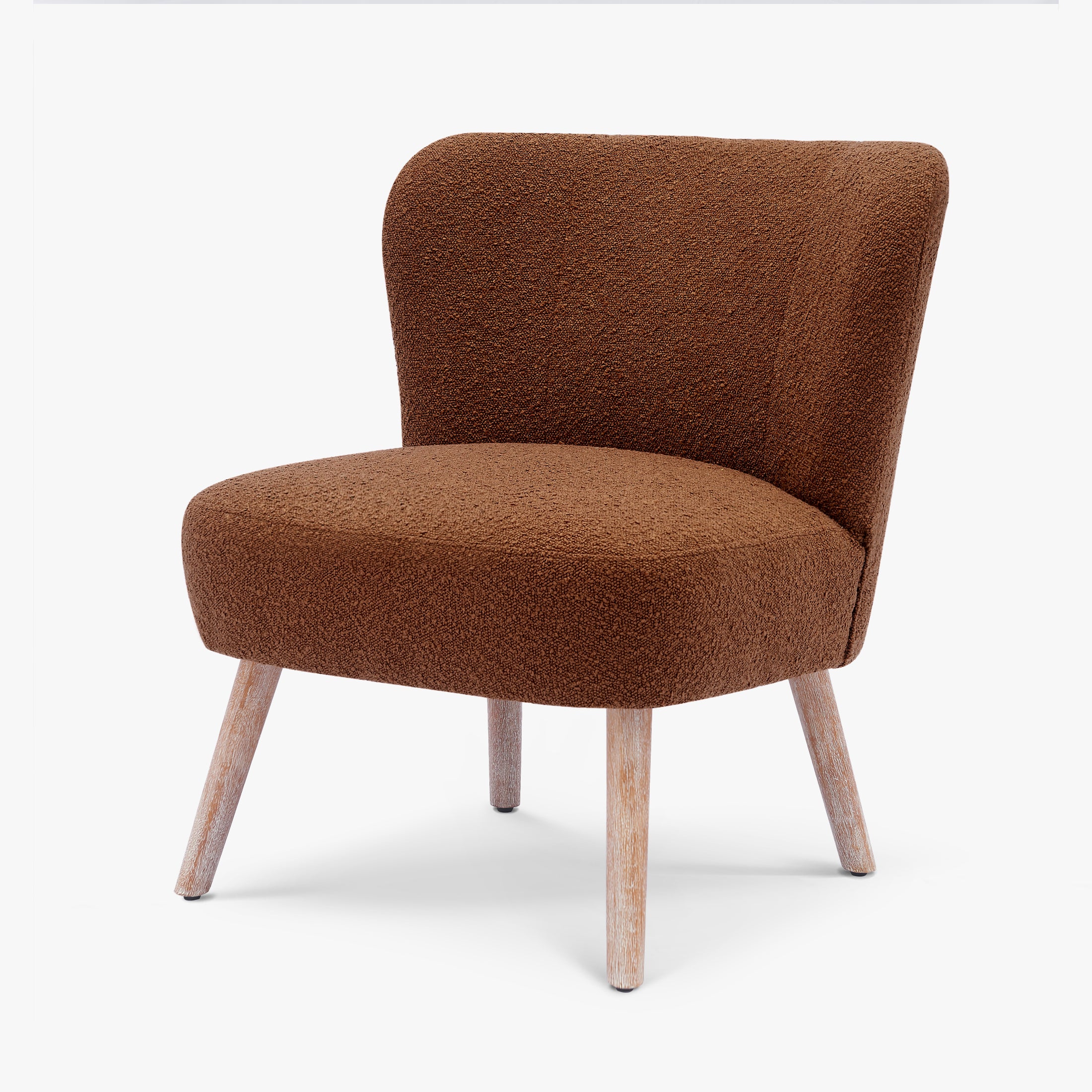 Amélie 25" Wide Upholstered Boucle Accent Chair