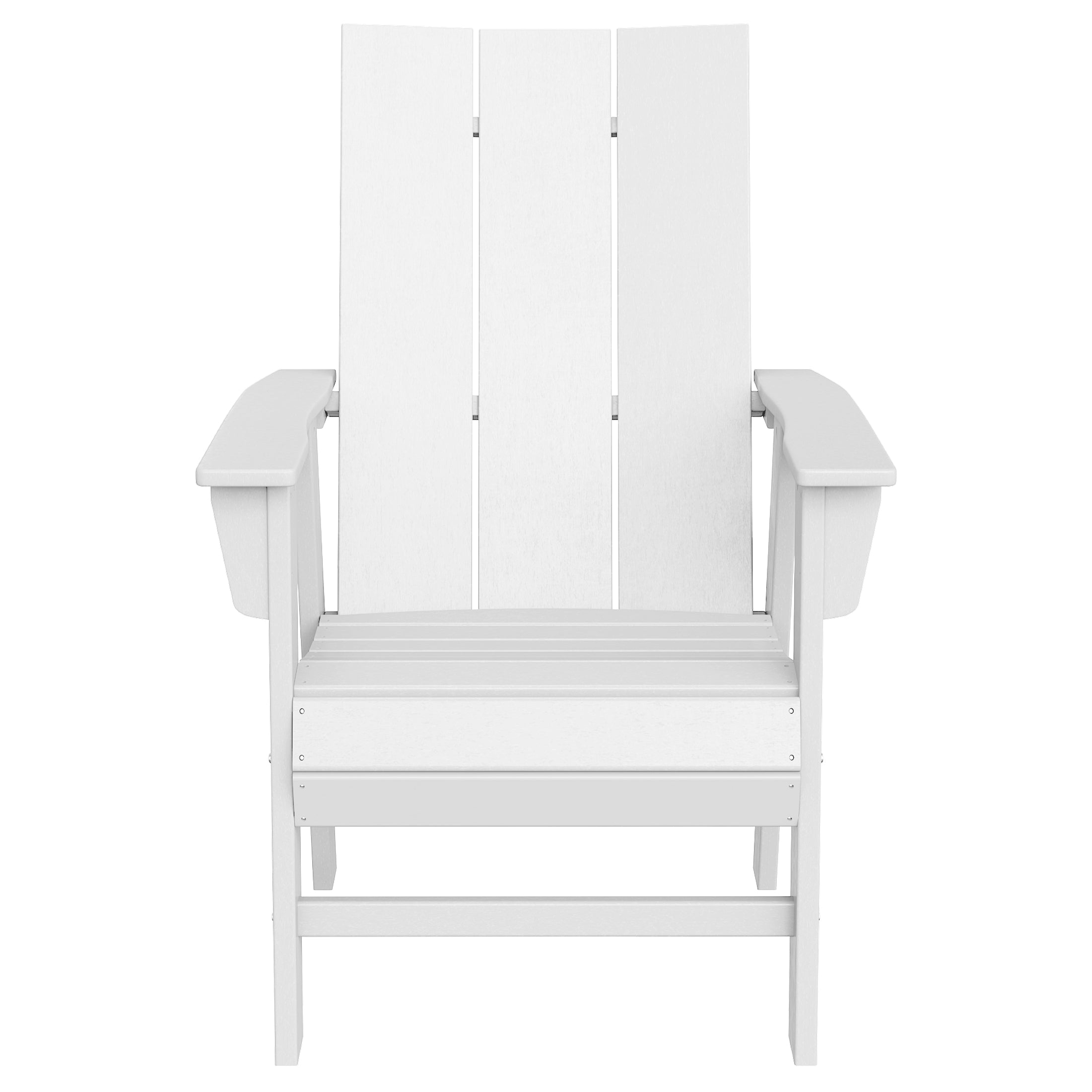 Palms Outdoor Patio HDPE Plastic Modern Adirondack Dining Chair