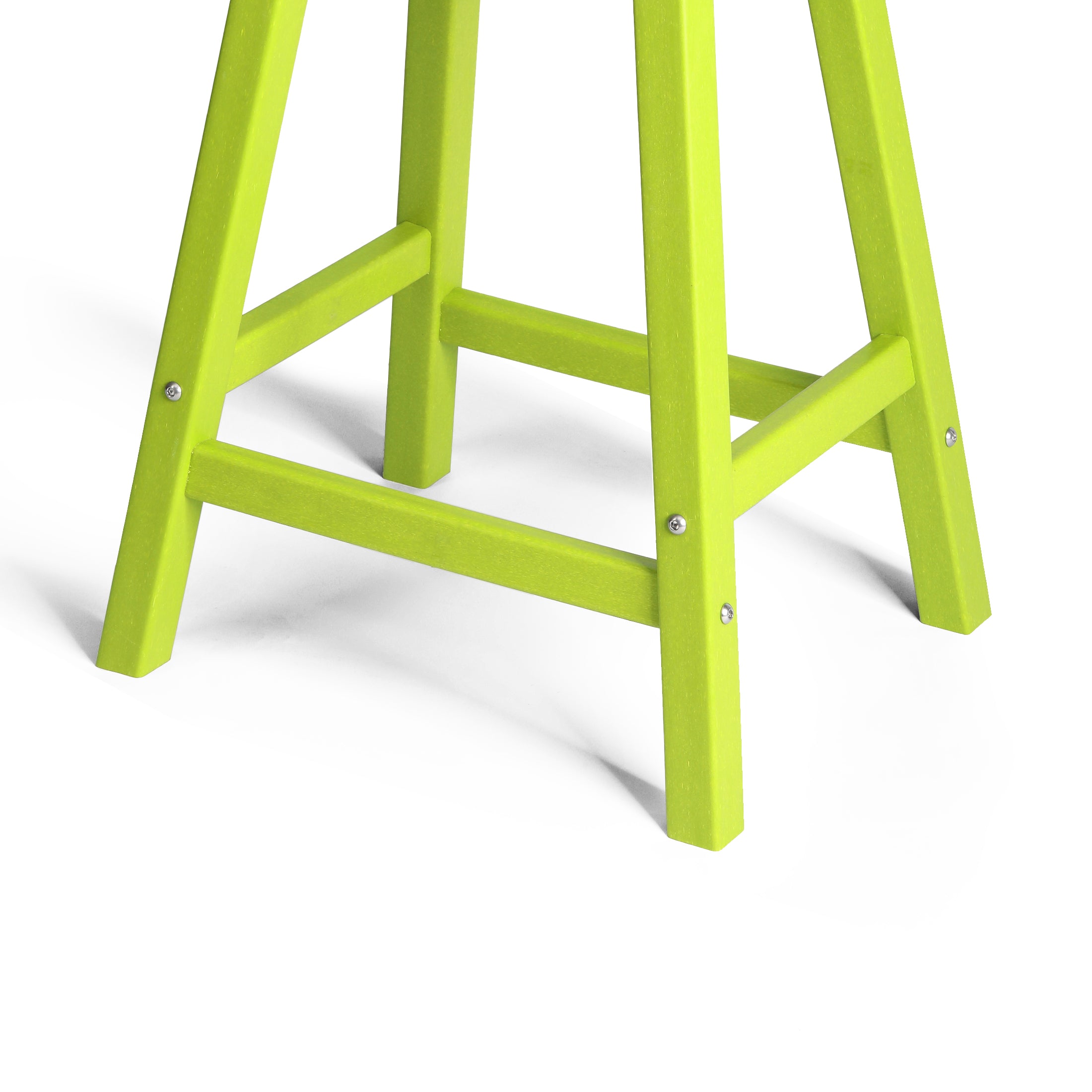 Paradise 24" HDPE Outdoor Patio Counter Height Bar Stools (Set of 2)