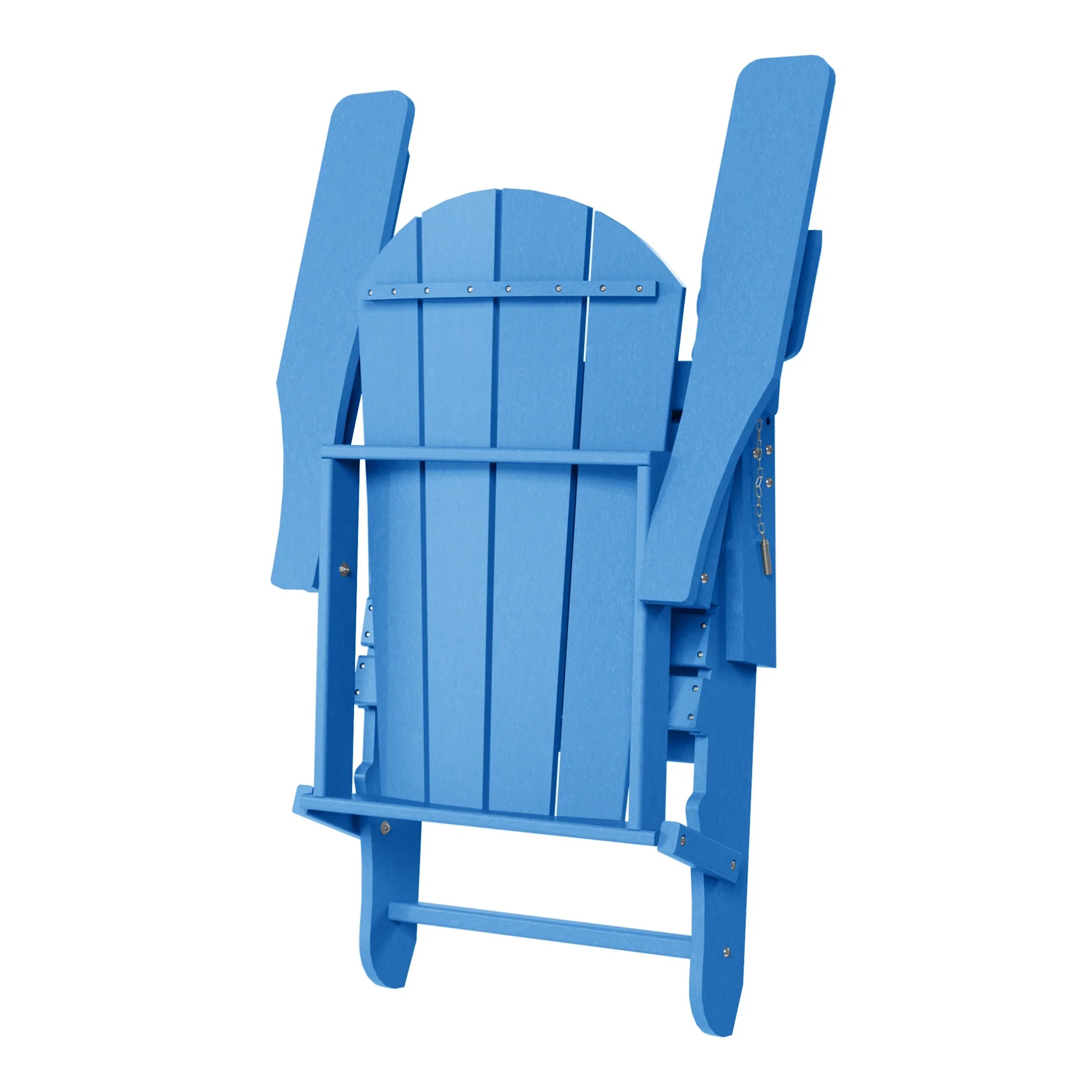 Paradise Folding Adjustable Adirondack Chair with Retractable Ottoman and Cup Holder (Set of 2)