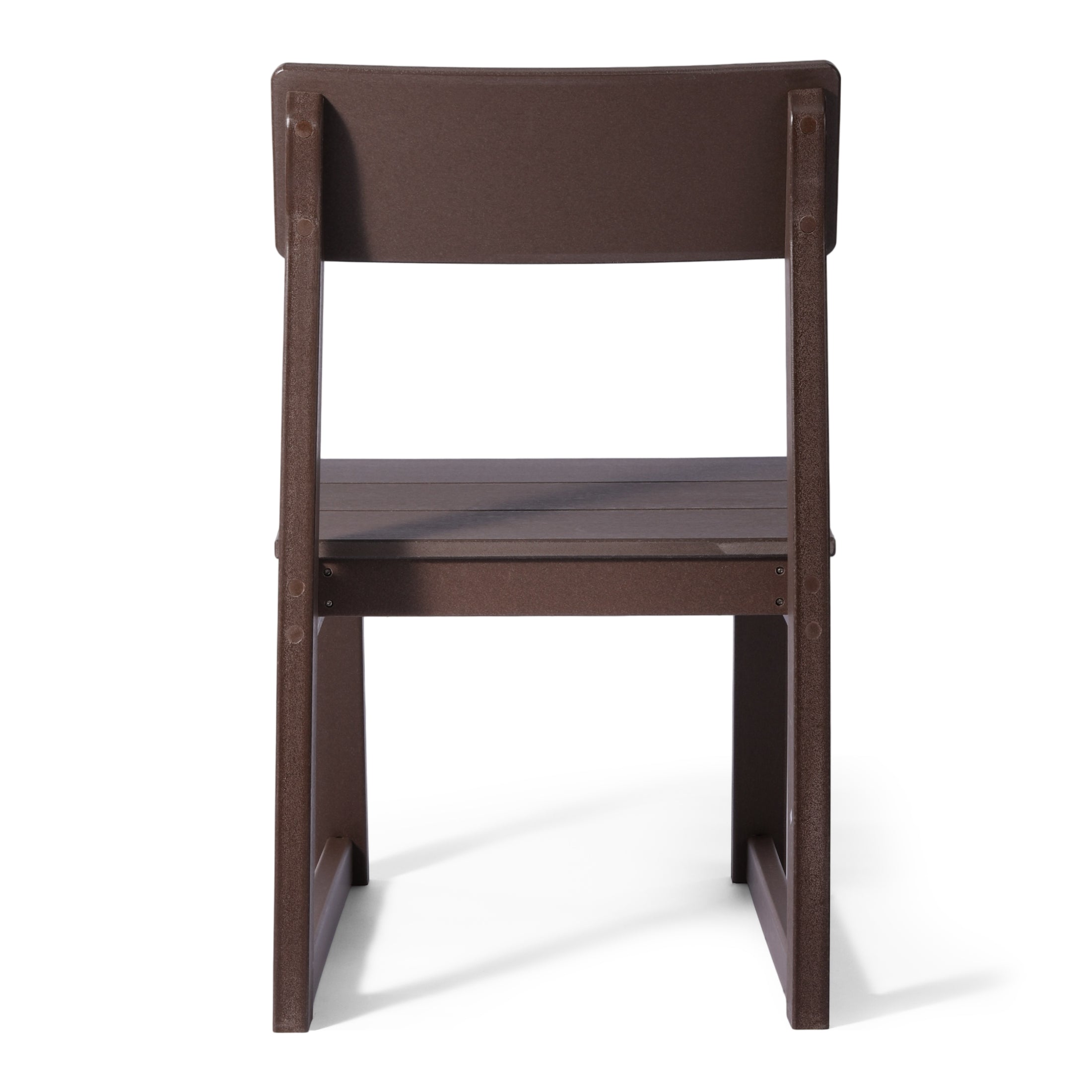 Cambria Modern HDPE Outdoor Armless Patio Dining Chairs (Set of 2)