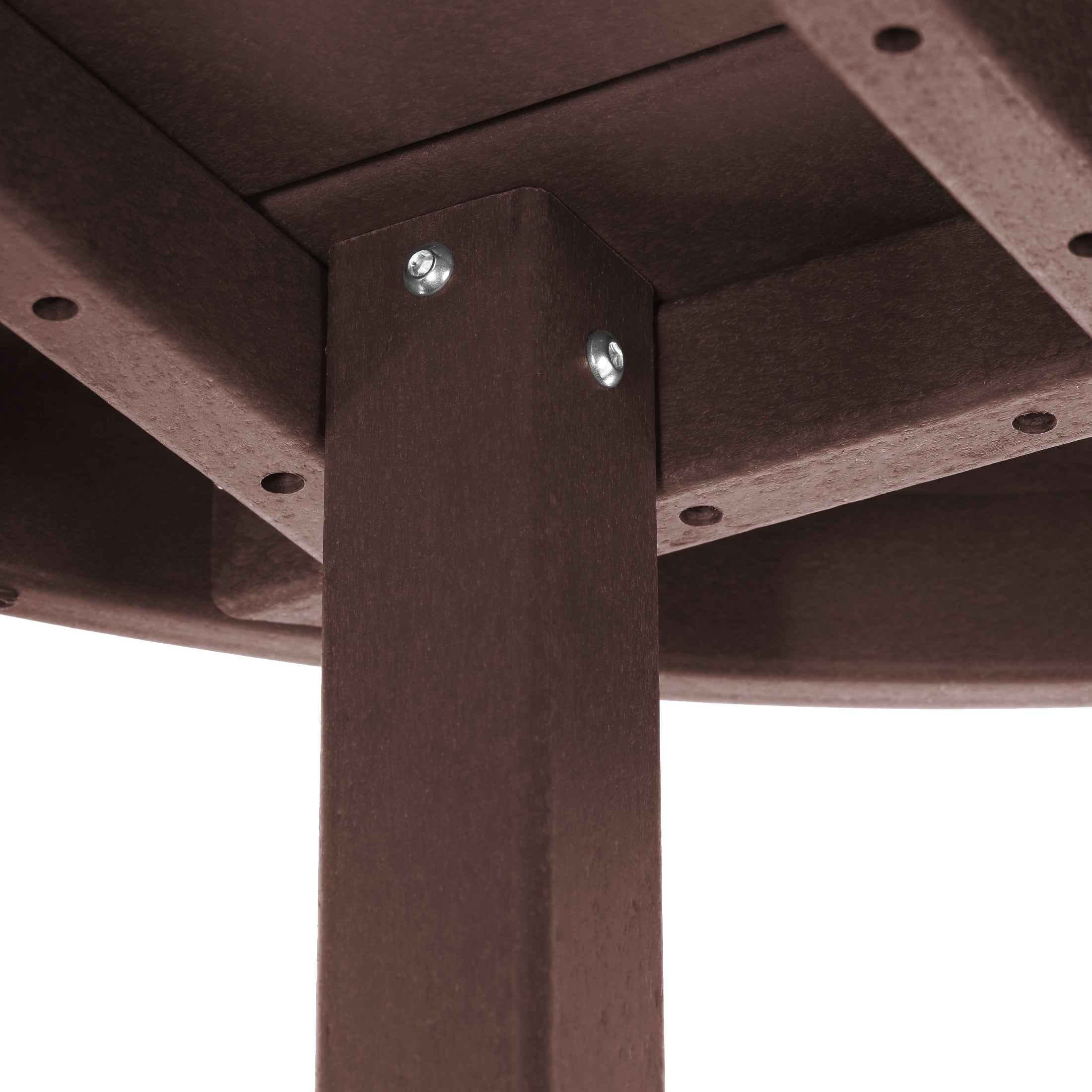 Paradise Low Outdoor HDPE Round Patio Coffee Table