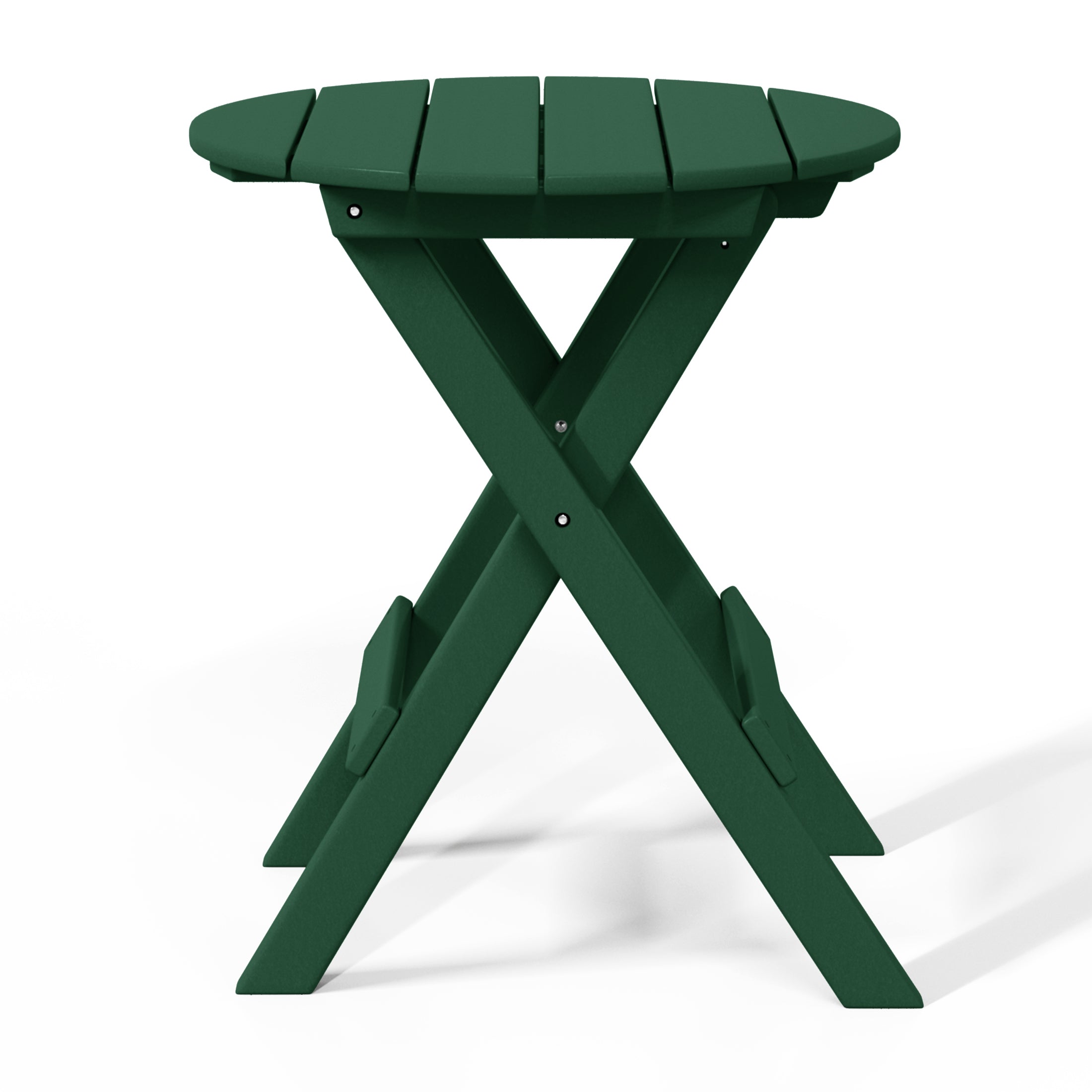 Paradise HDPE Outdoor 24.5 Inch Round Portable Folding Patio Dining Table