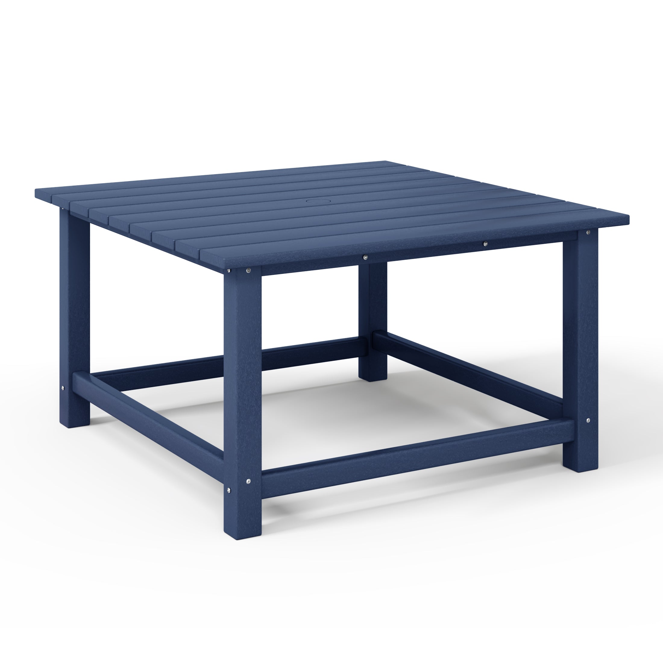 Paradise Low Outdoor HDPE Square Patio Coffee Table