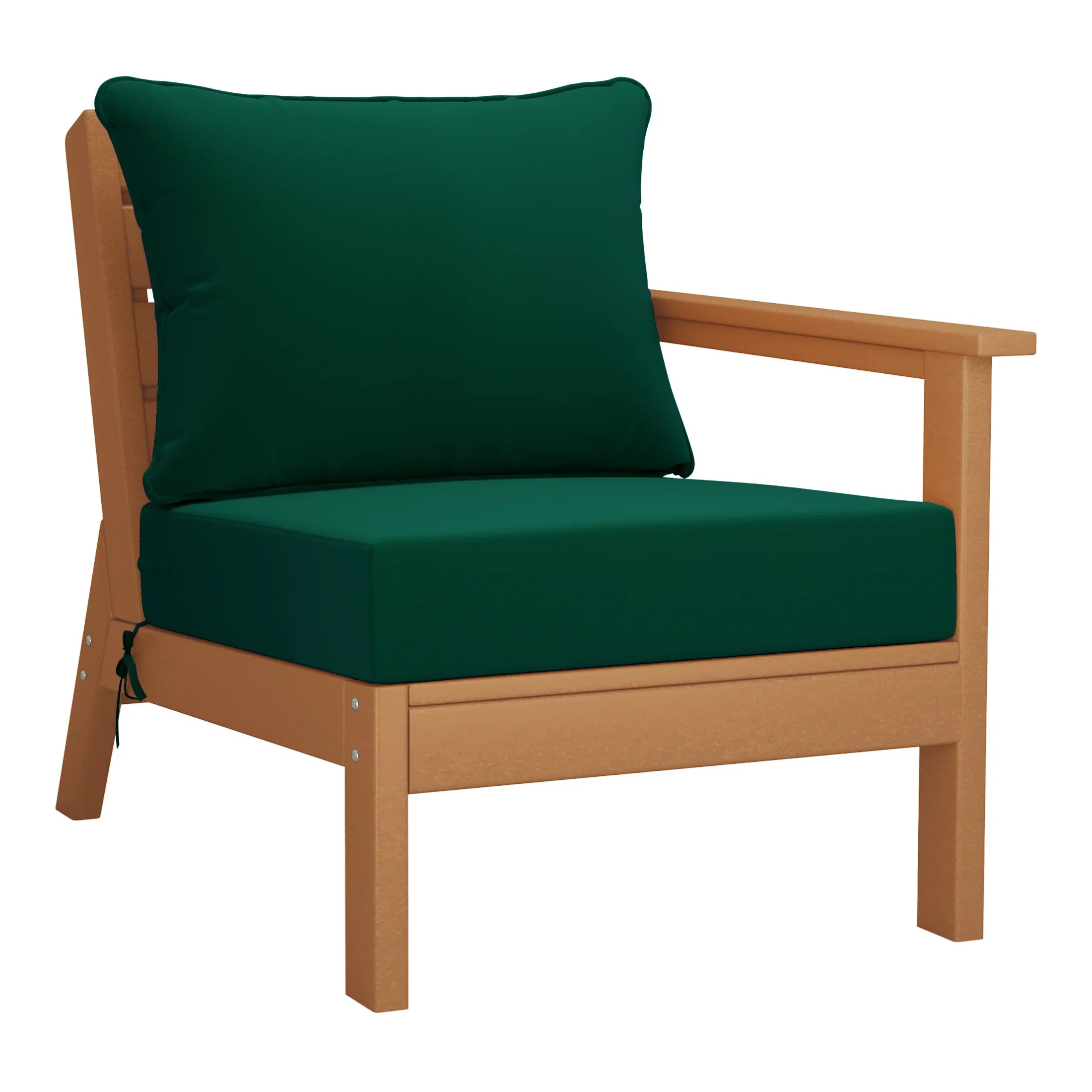 Portsmouth Outdoor Patio HDPE Sectional Sofa with Patio Cushions