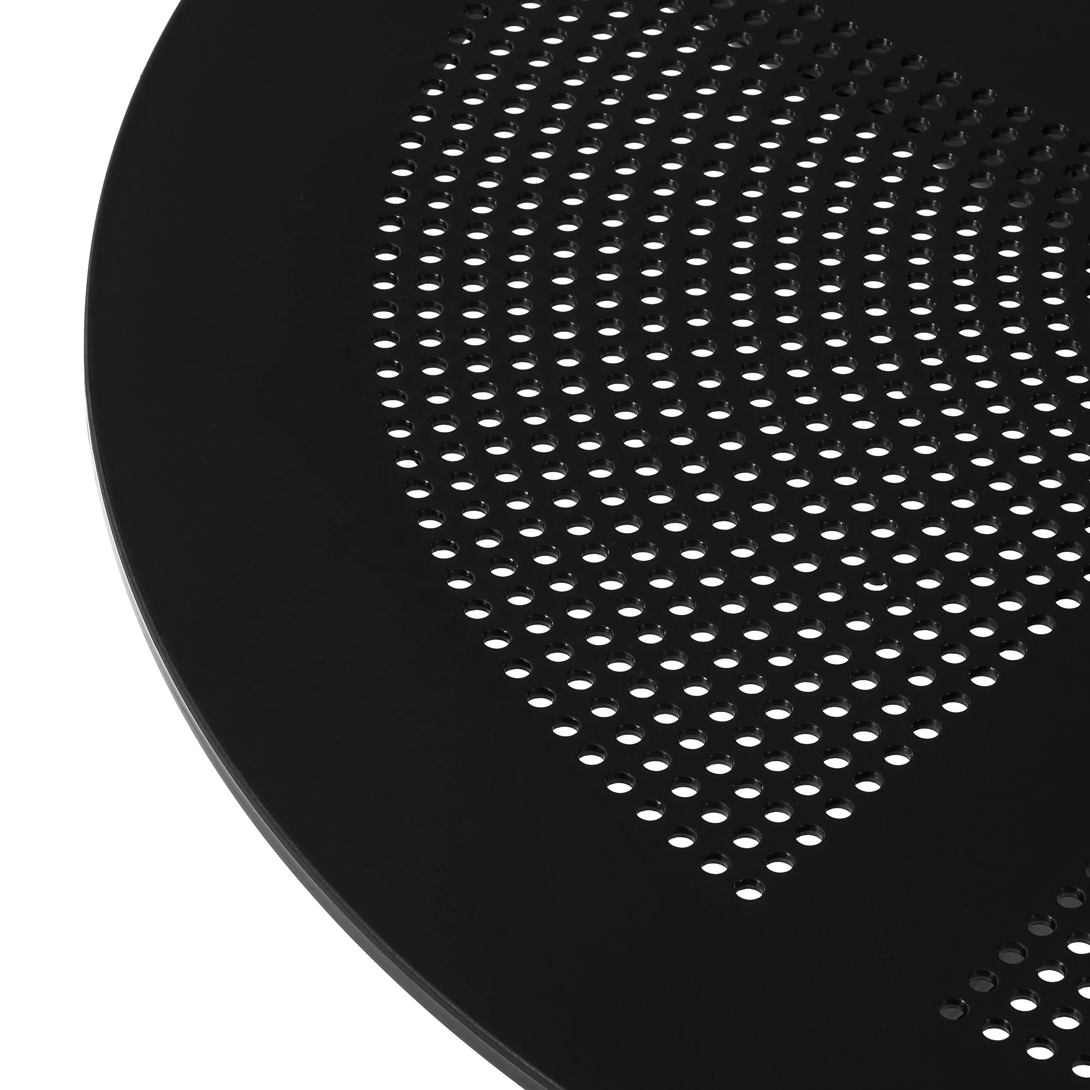 Sunshine 31.5" Round Plastic Outdoor Patio Dining Table for 4