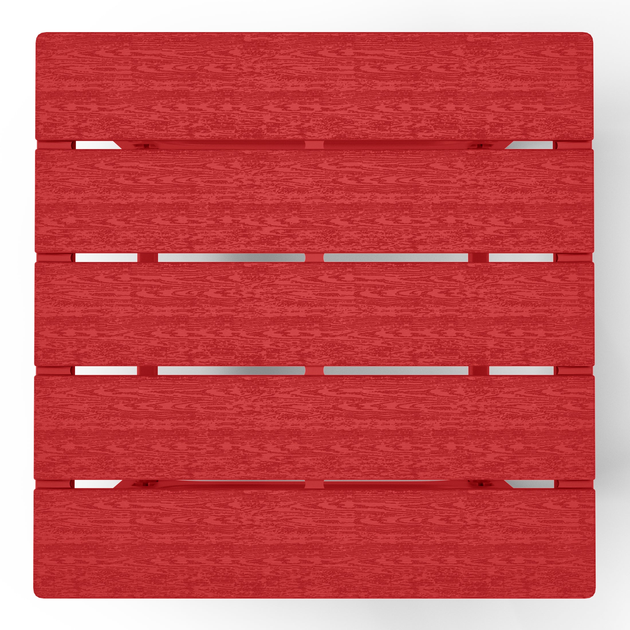 Cayman Outdoor 18" HDPE Square Adirondack Patio Side Table