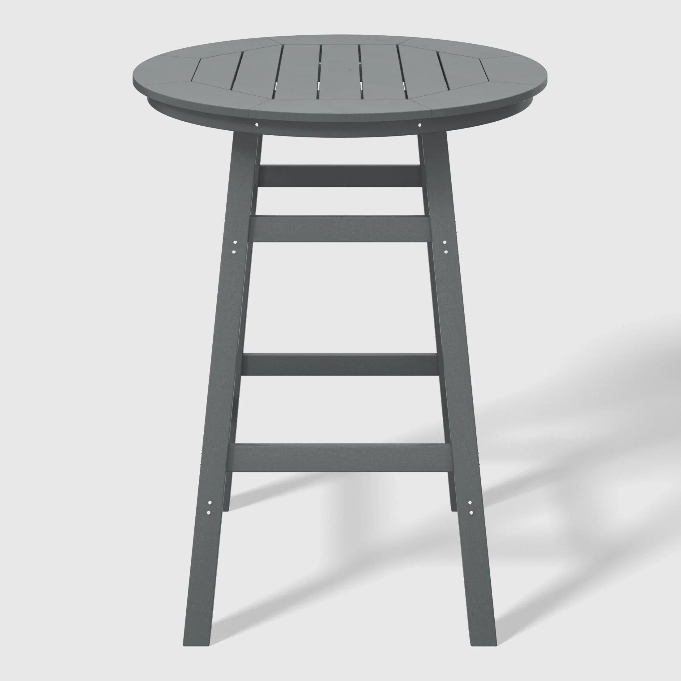 Paradise Outdoor 35" HDPE Round Patio Bar Height Table