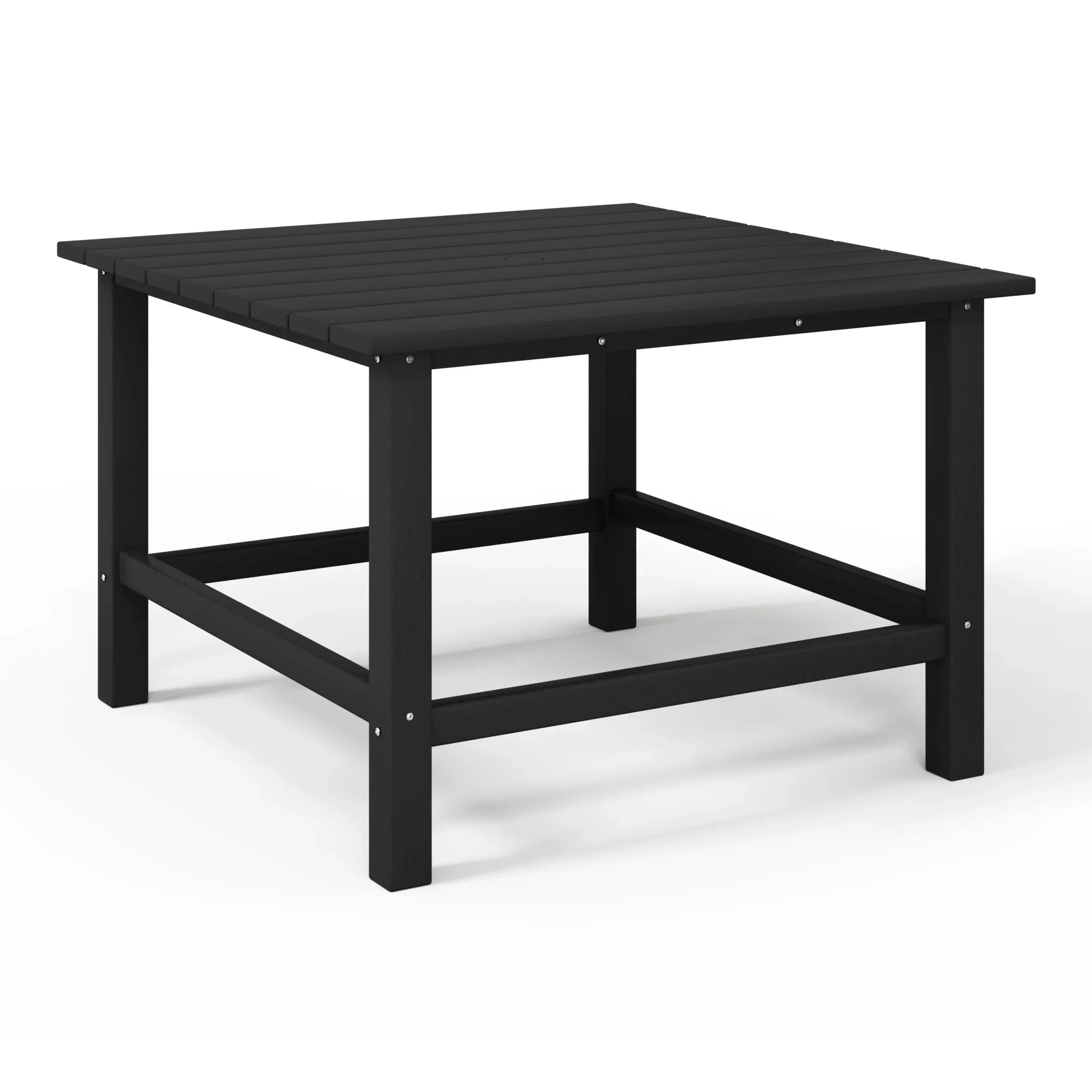 Paradise Kids 5-Piece HDPE Outdoor Square Patio Dining Table and Chairs Set
