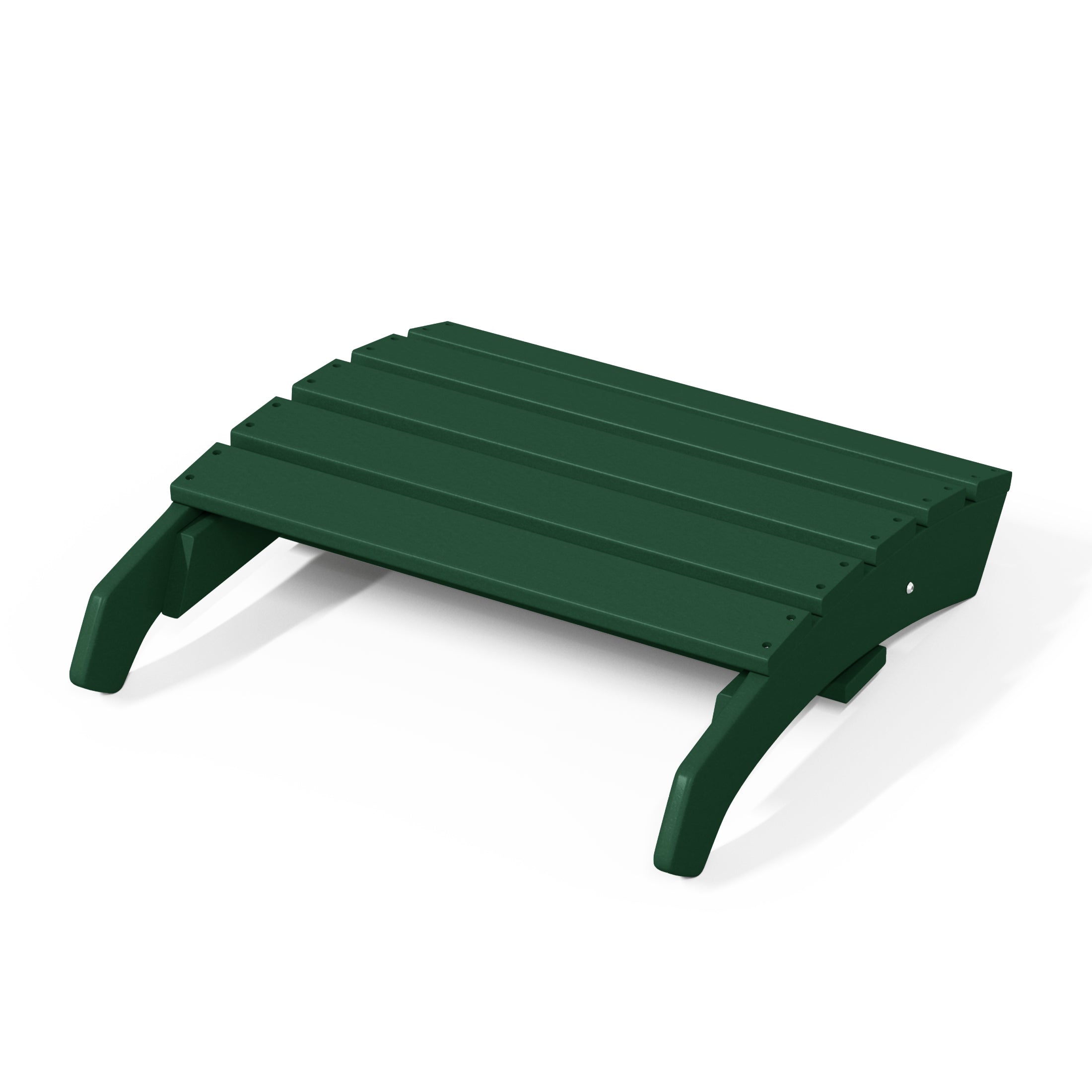 Portside Outdoor Patio HDPE Adirondack Ottoman Footrest