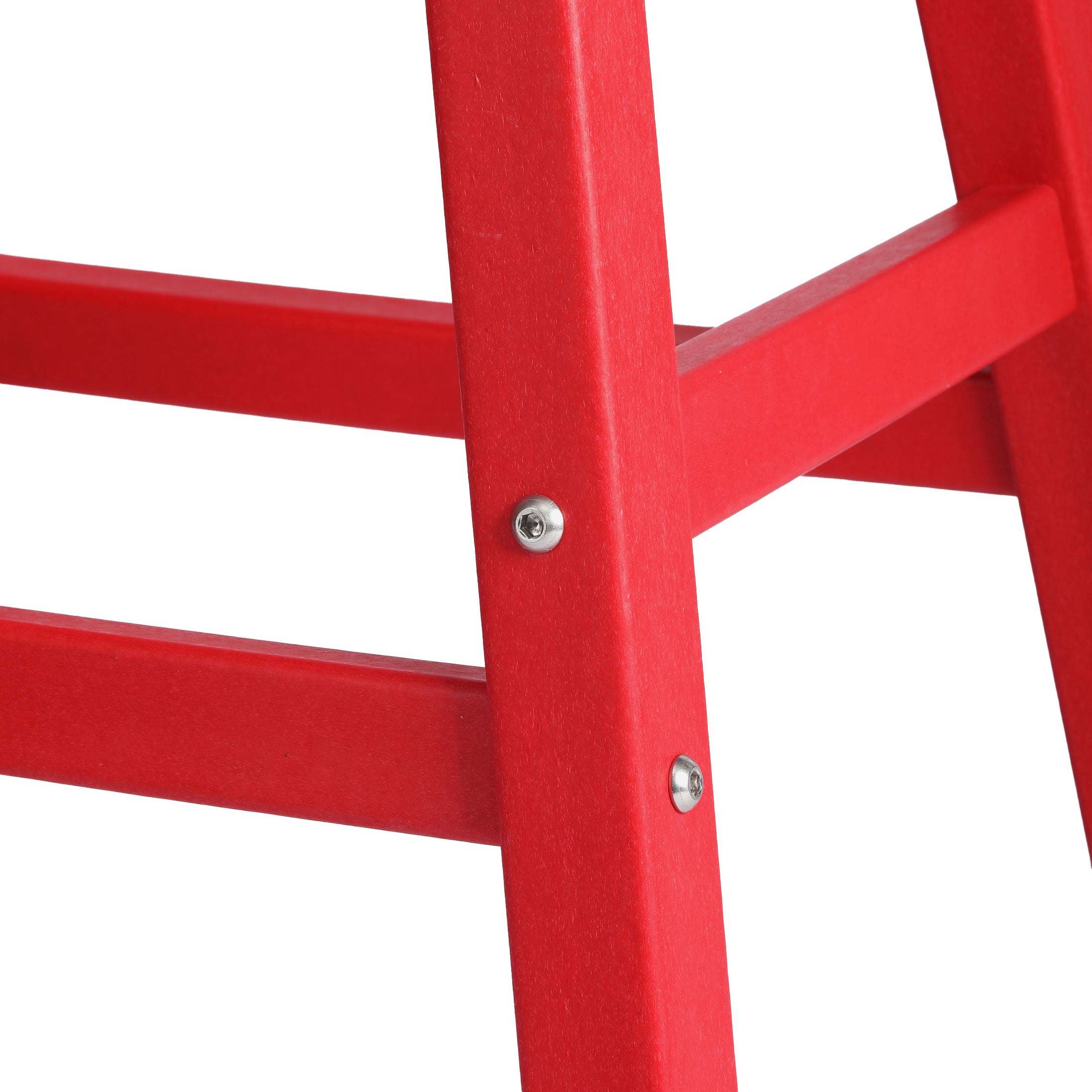 Paradise 24" HDPE Outdoor Patio Counter Height Bar Stools (Set of 2)