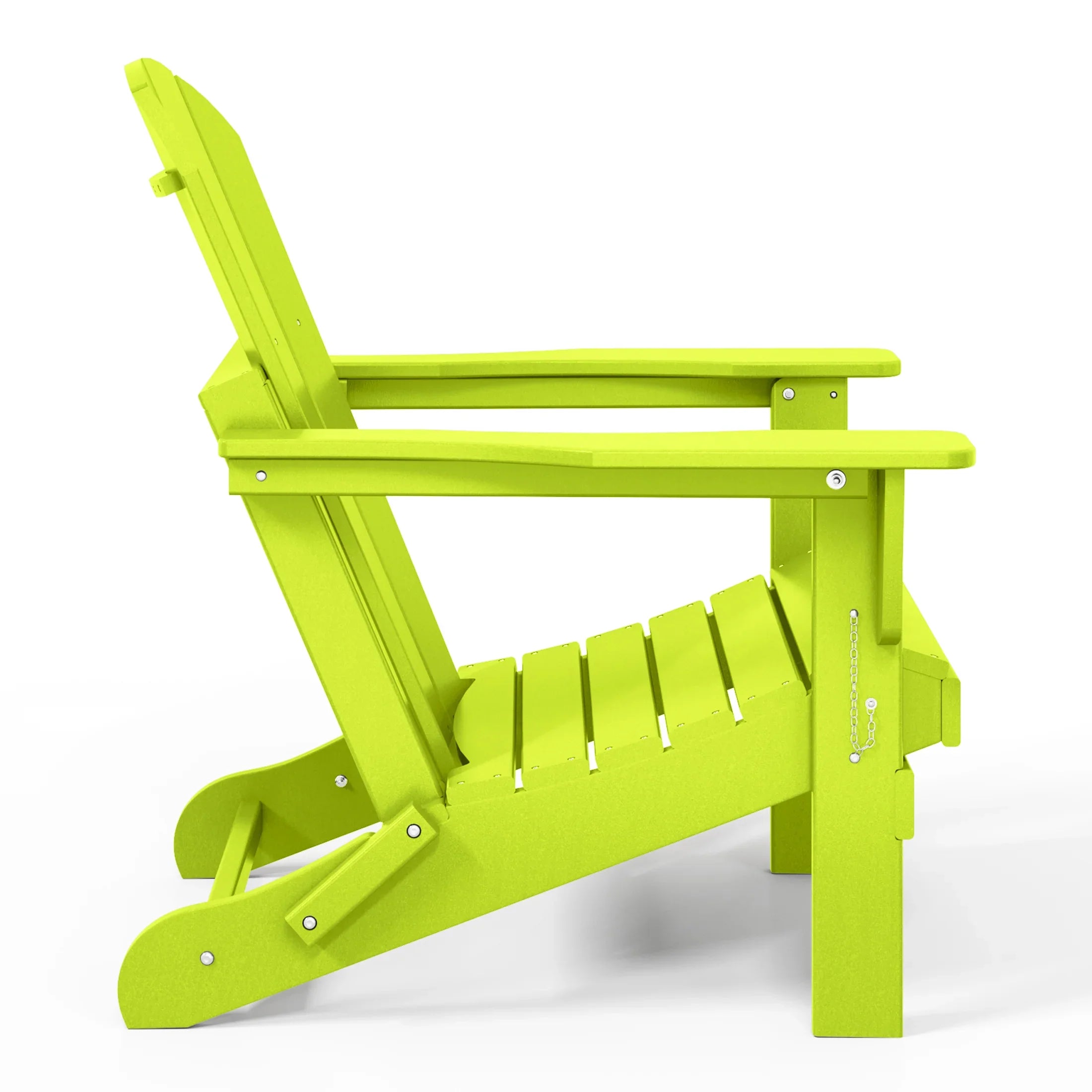 Paradise Outdoor Folding Poly Adirondack Chair (Set of 8)