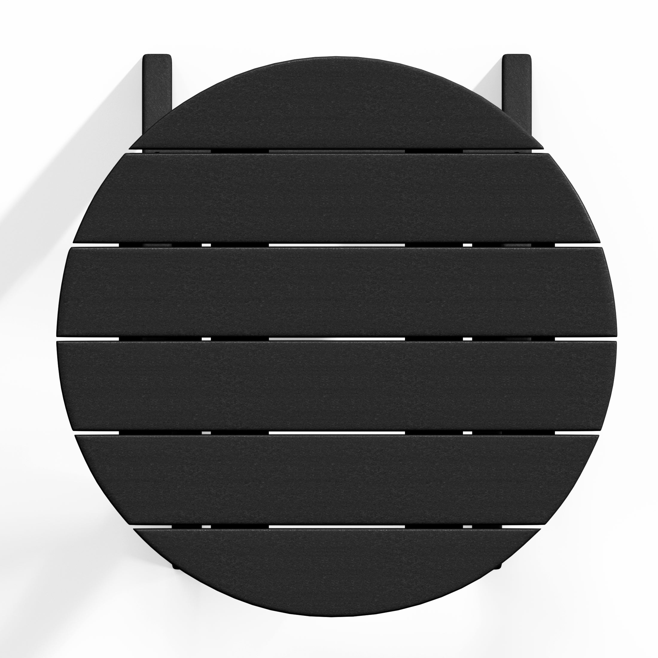 Paradise HDPE Outdoor 24.5 Inch Round Portable Folding Patio Dining Table