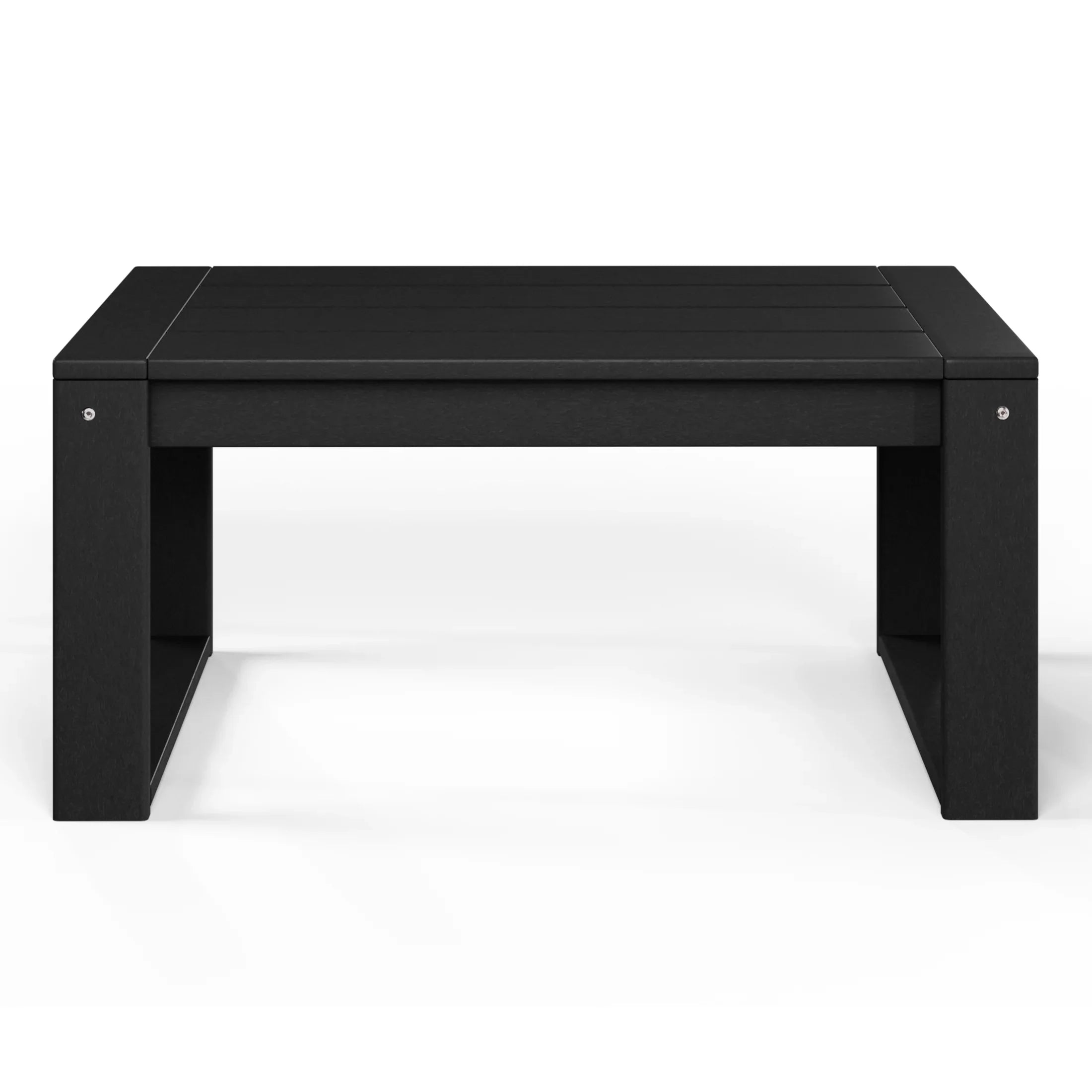 Rockaway Modern Outdoor HDPE Rectangle Patio Coffee Table
