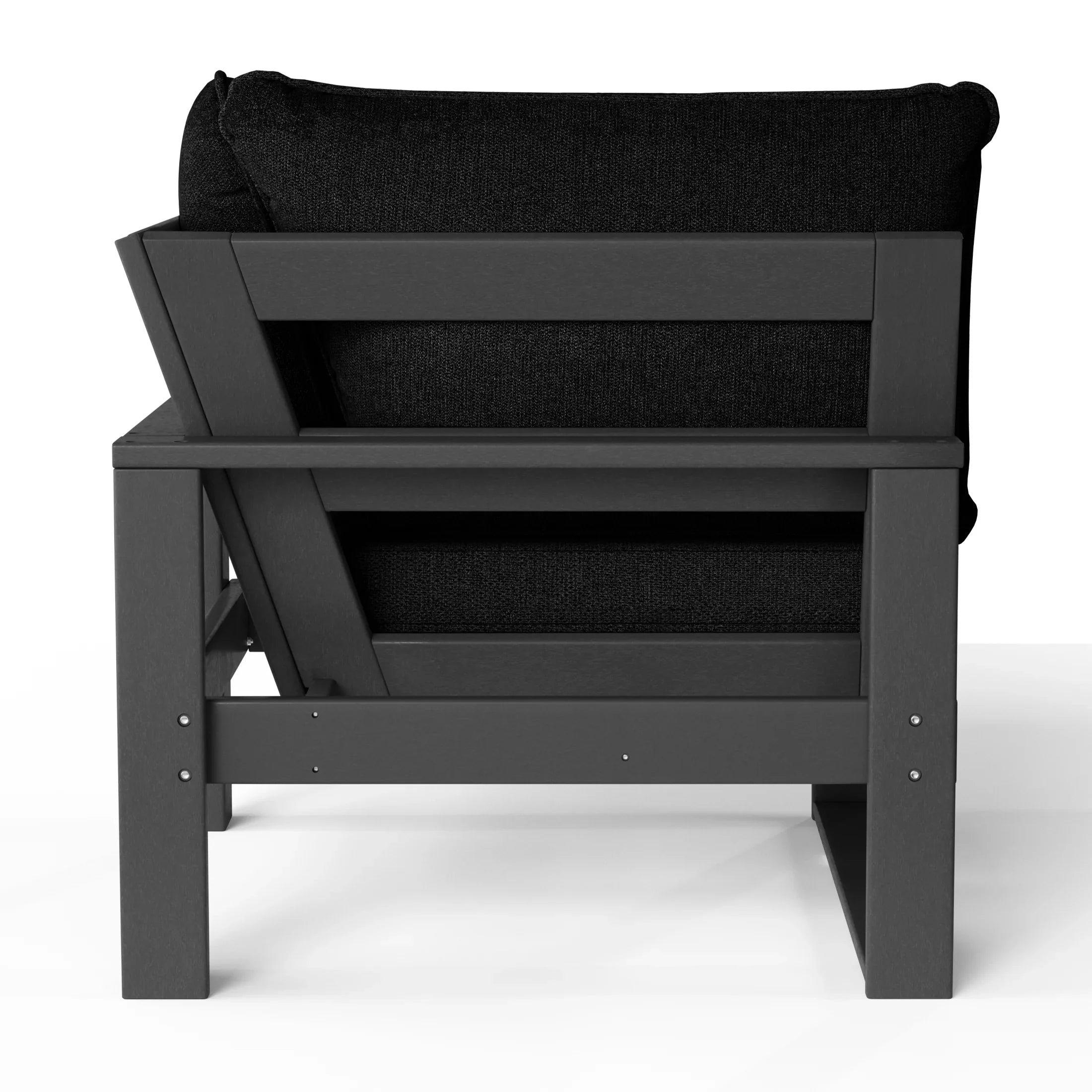 Rockaway Outdoor HDPE Sectional Corner Sofa Seat with Water-Proof Cushions
