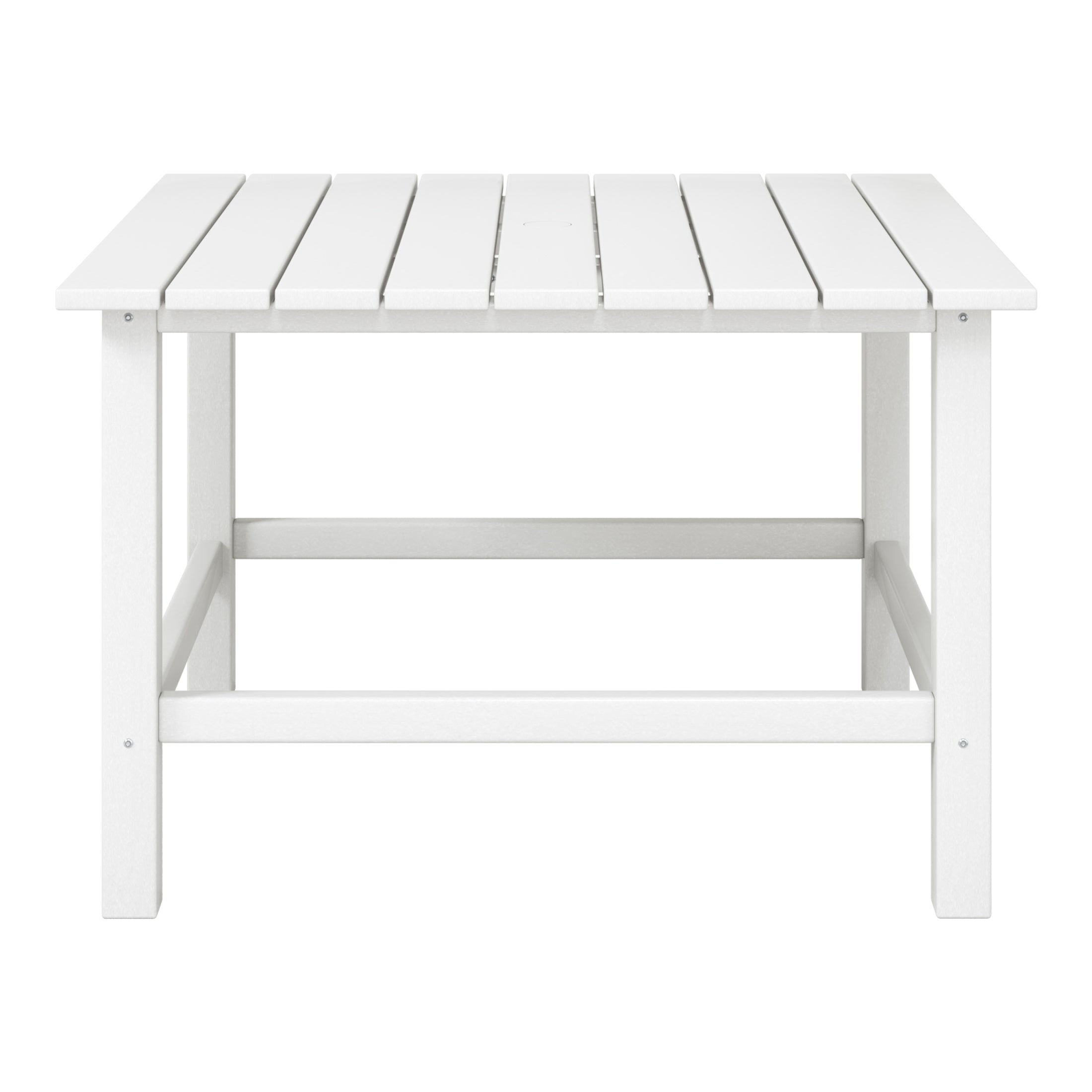 Paradise Kids Outdoor Patio Furniture HDPE 30" Wide Square Dining Table