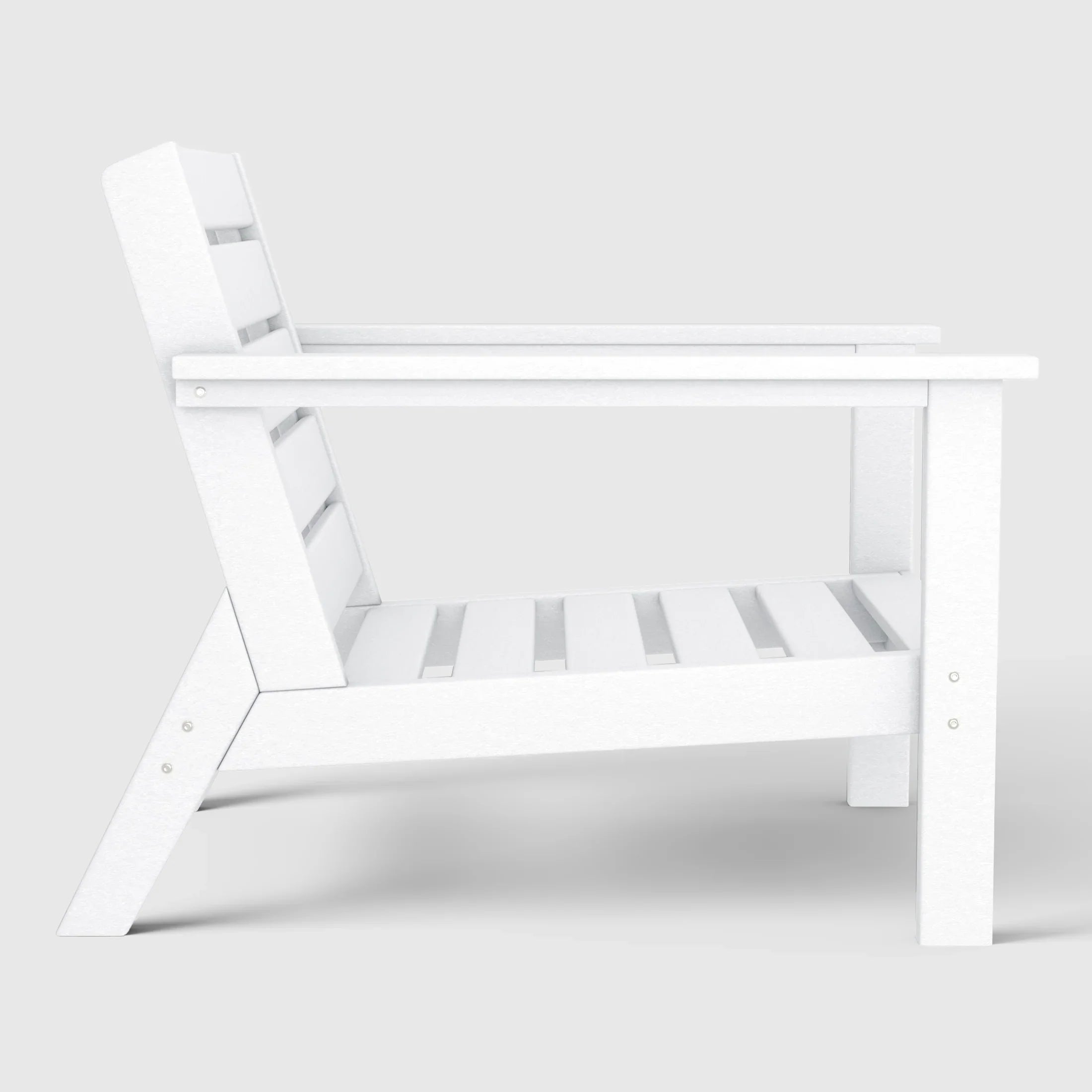 Portsmouth Outdoor Patio HDPE Deep Seating Armchair