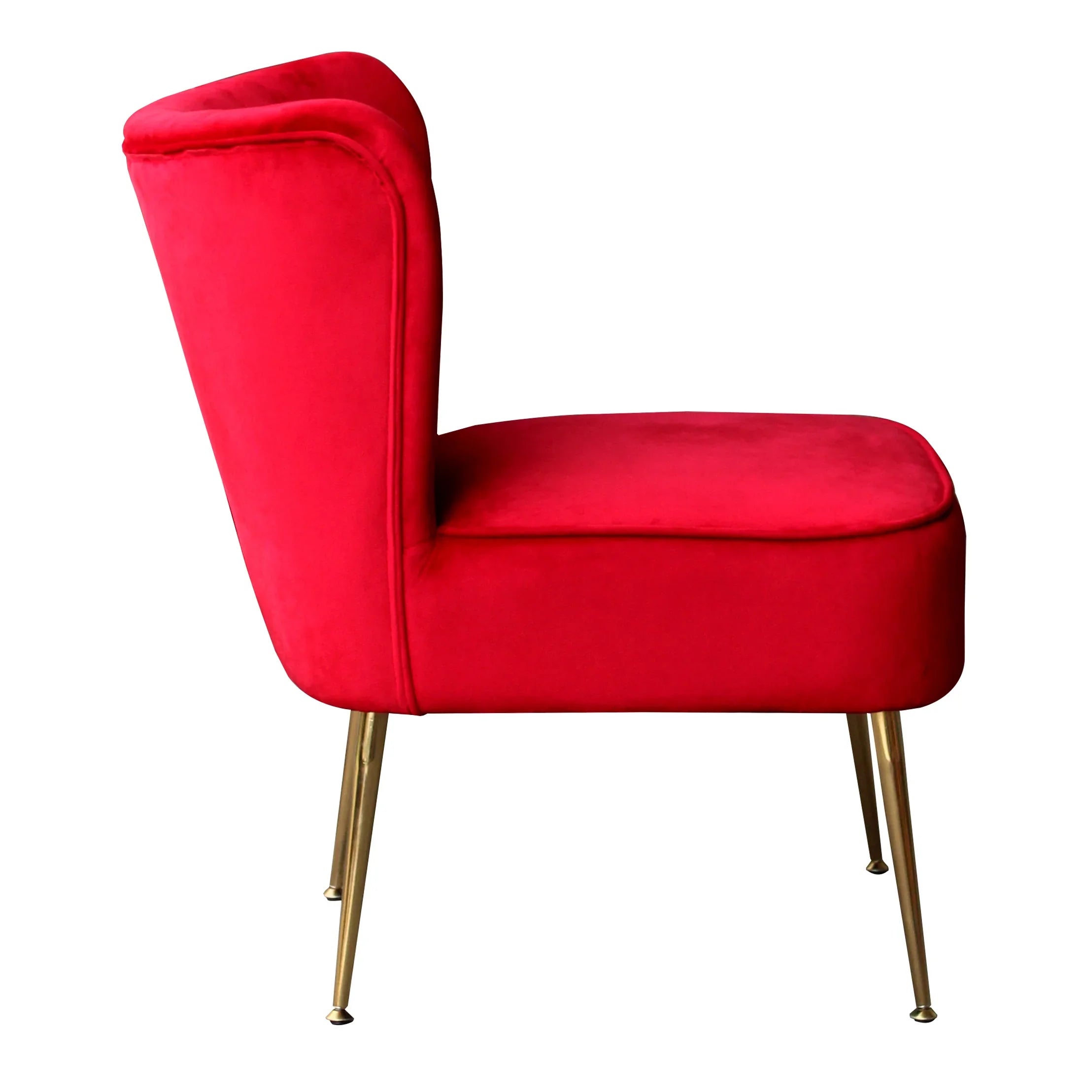 Alaia Mid Century Modern Tufted Velvet Loveseat Sofa and 22" Accent Chair 3-Piece Set