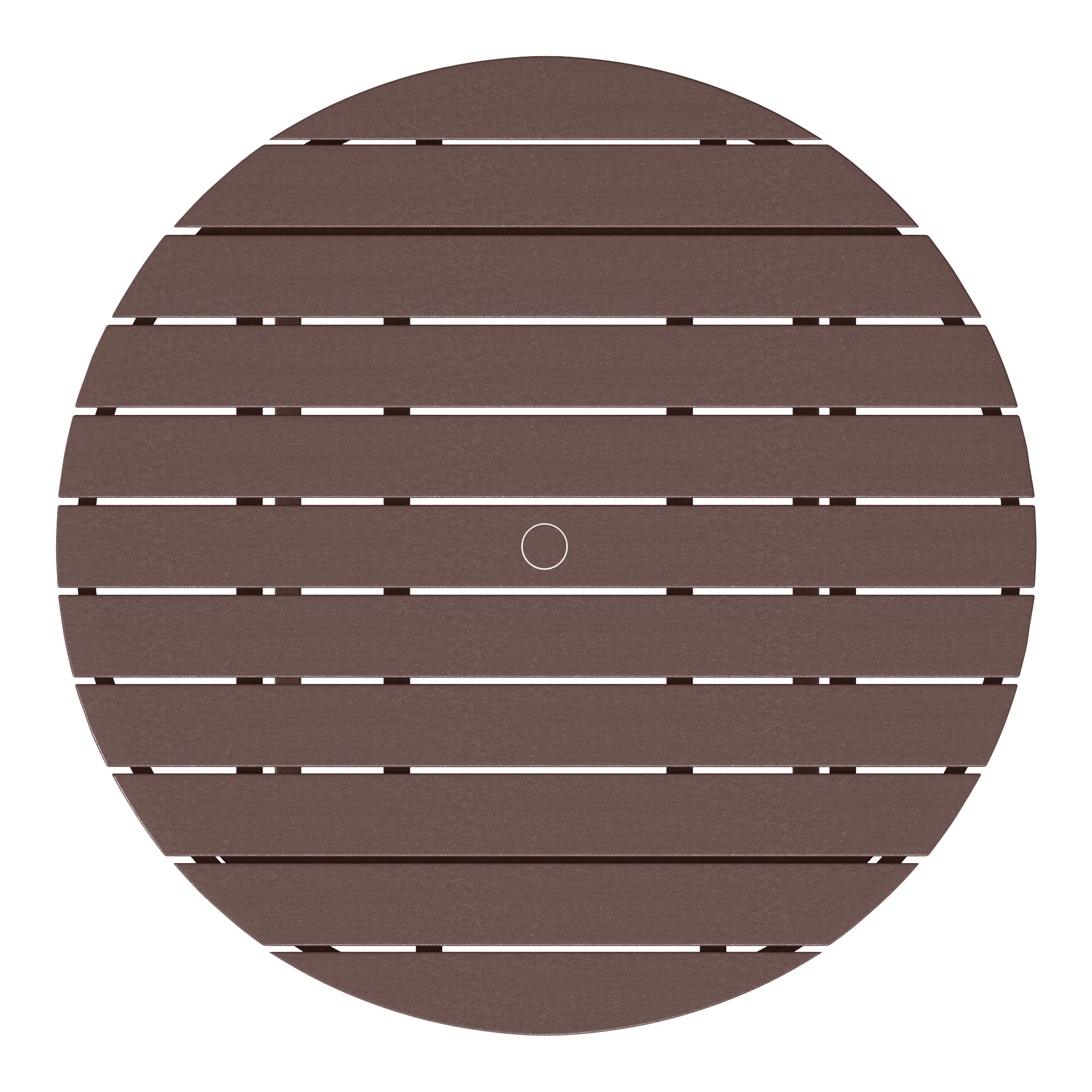 Portside 5-Piece Outdoor Patio HDPE Adirondack Chair With Round Coffee Table Conversation Set