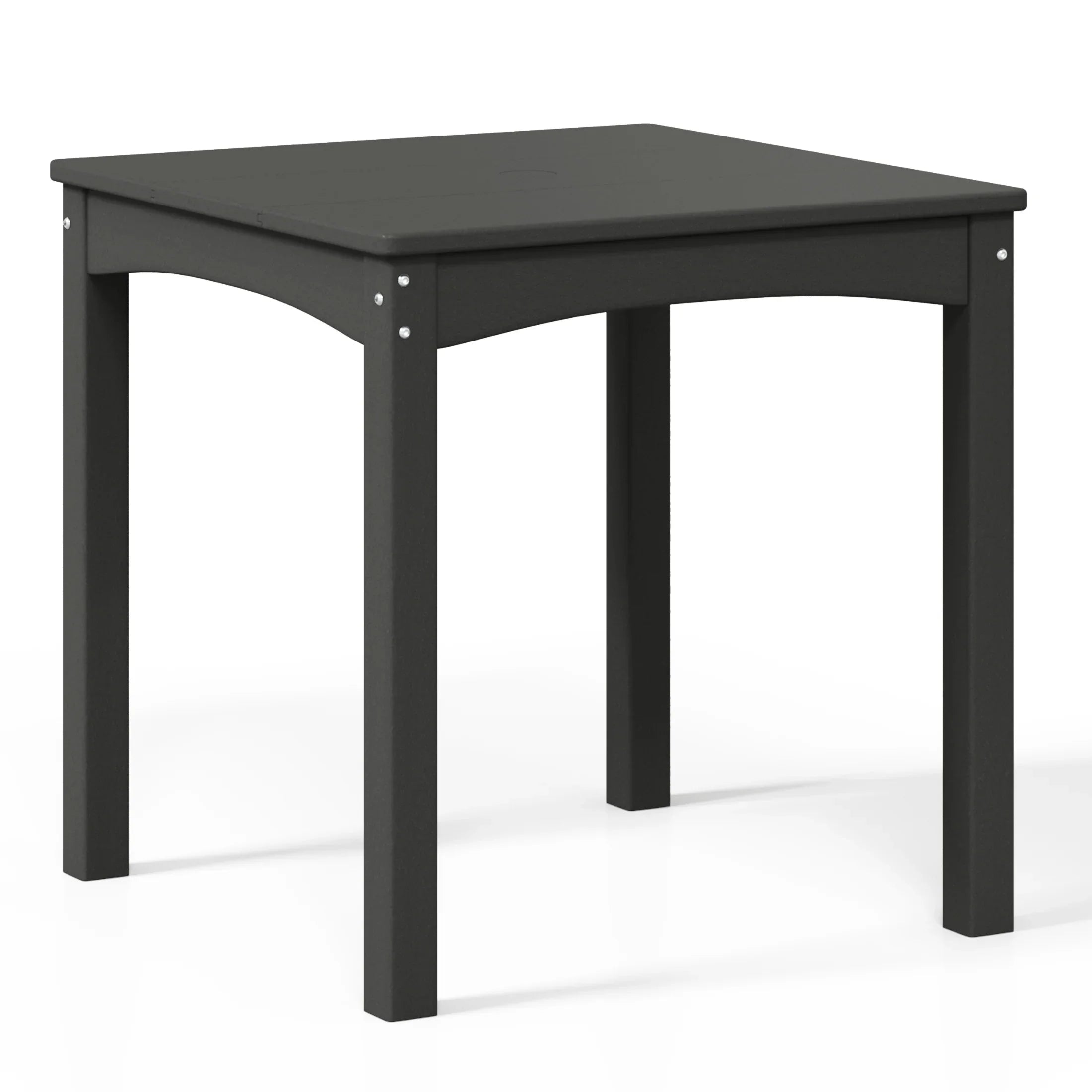 Playhouse Kids 24" Wide HDPE Plastic Childrens Square Dinner Table