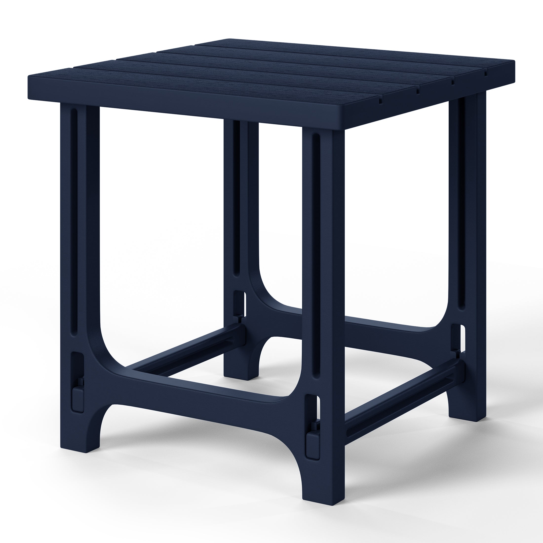 Cayman Outdoor 18" HDPE Square Adirondack Patio Side Table