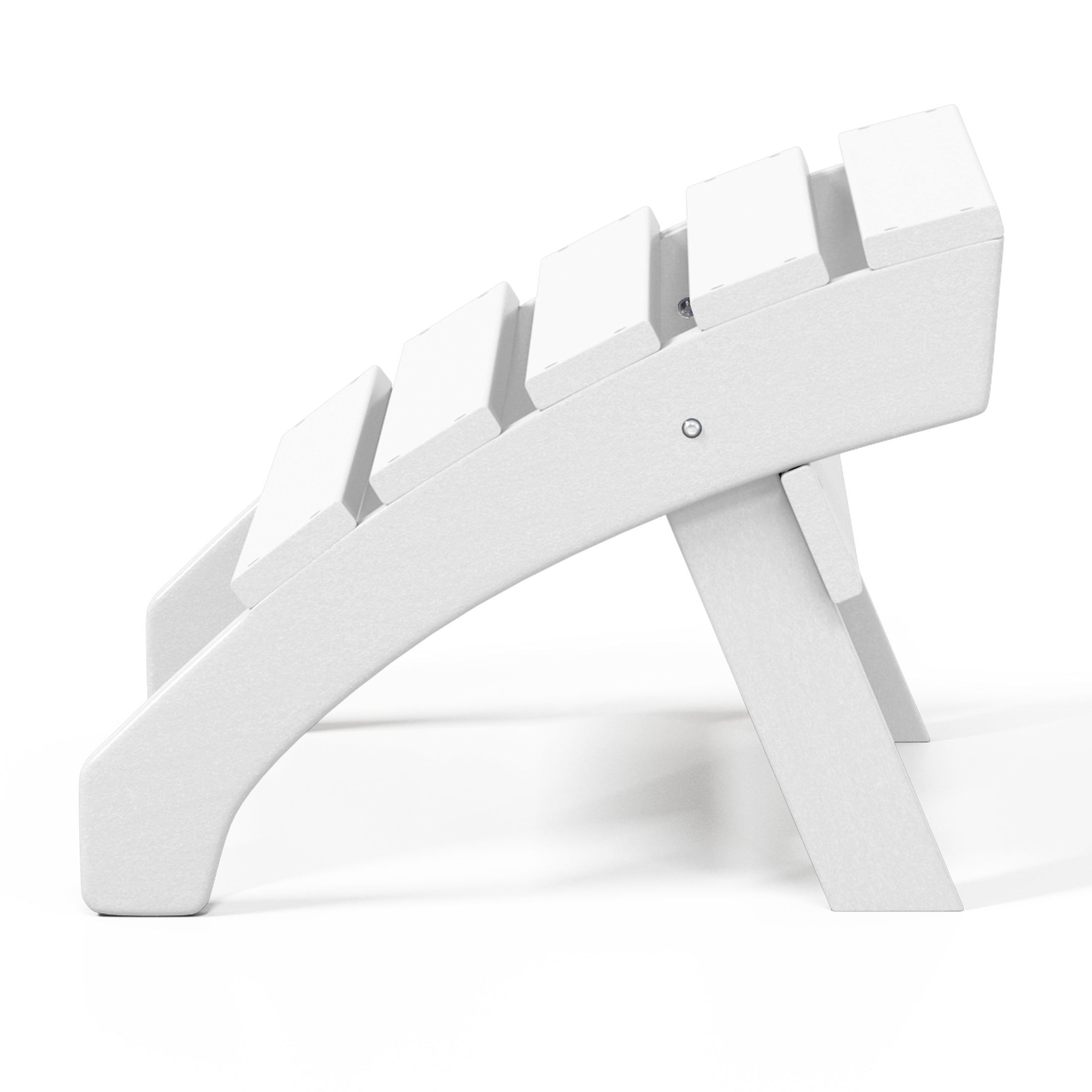 Portside Outdoor Patio HDPE Adirondack Ottoman Footrest