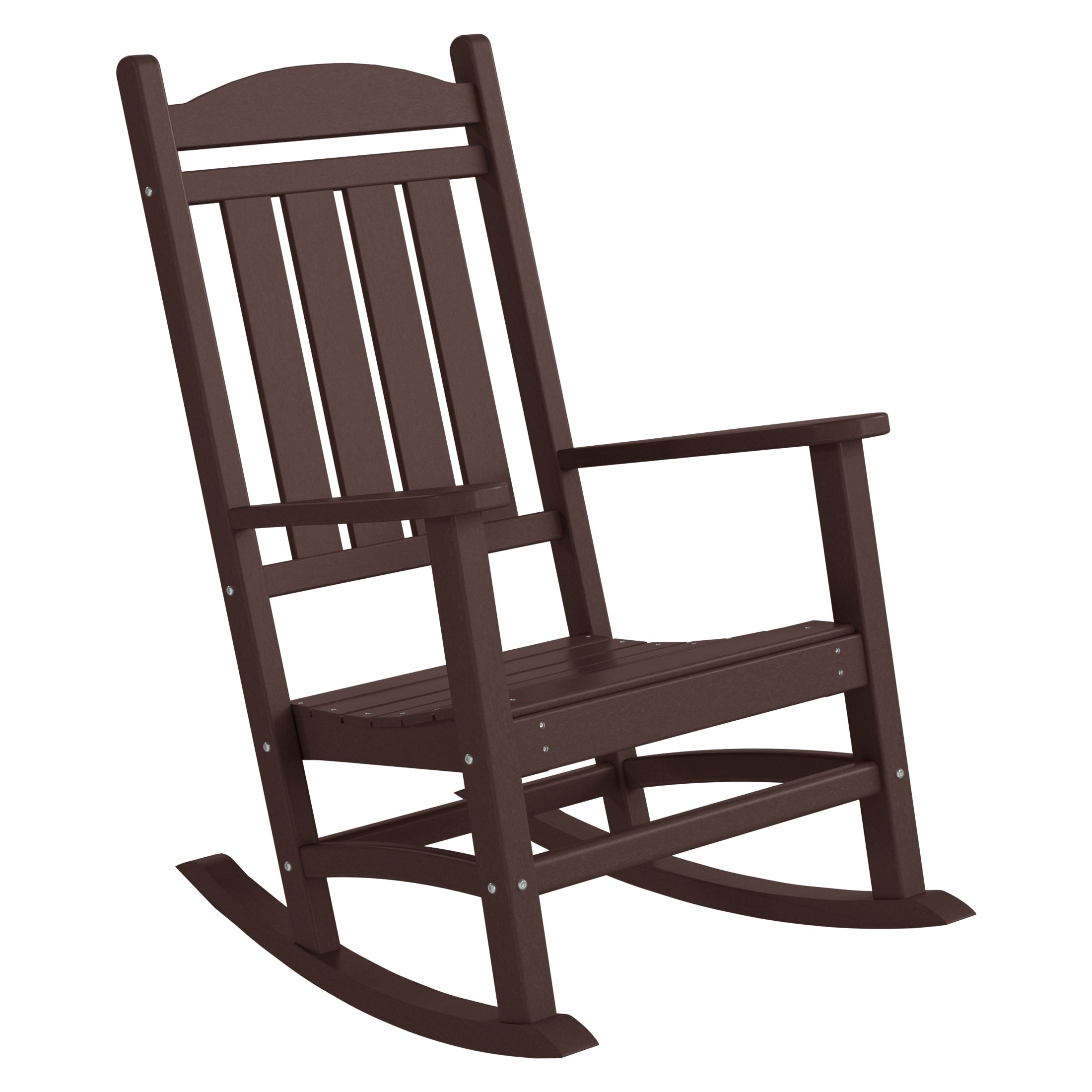 Paradise 5-Piece HDPE Outdoor Patio Furniture Couch and Rocking Chair Set