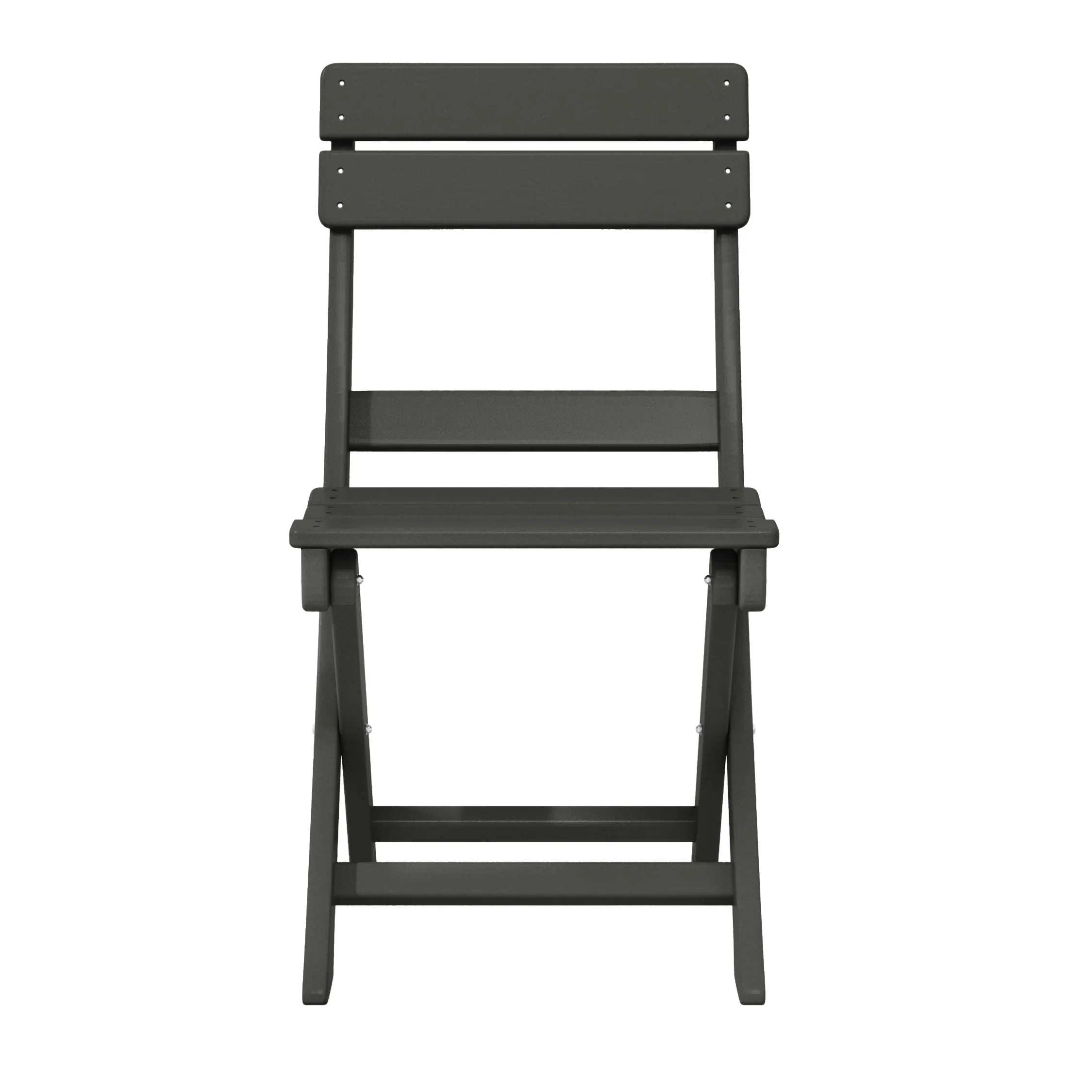 Paradise 3-Piece Outdoor HDPE Folding Patio Bistro Table and Chairs