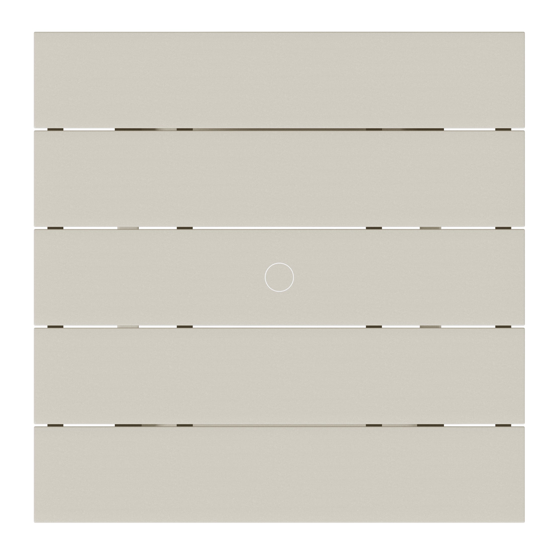 Palms Outdoor HDPE 36" Square Patio Dining Table with Umbrella Hole