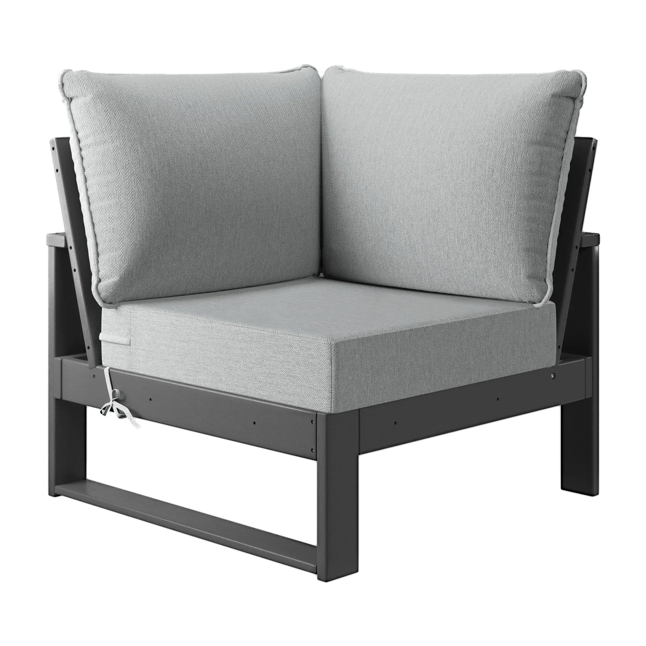 Rockaway 6-Piece Outdoor L-Shaped Patio Corner Sectional Sofa Conversation Set