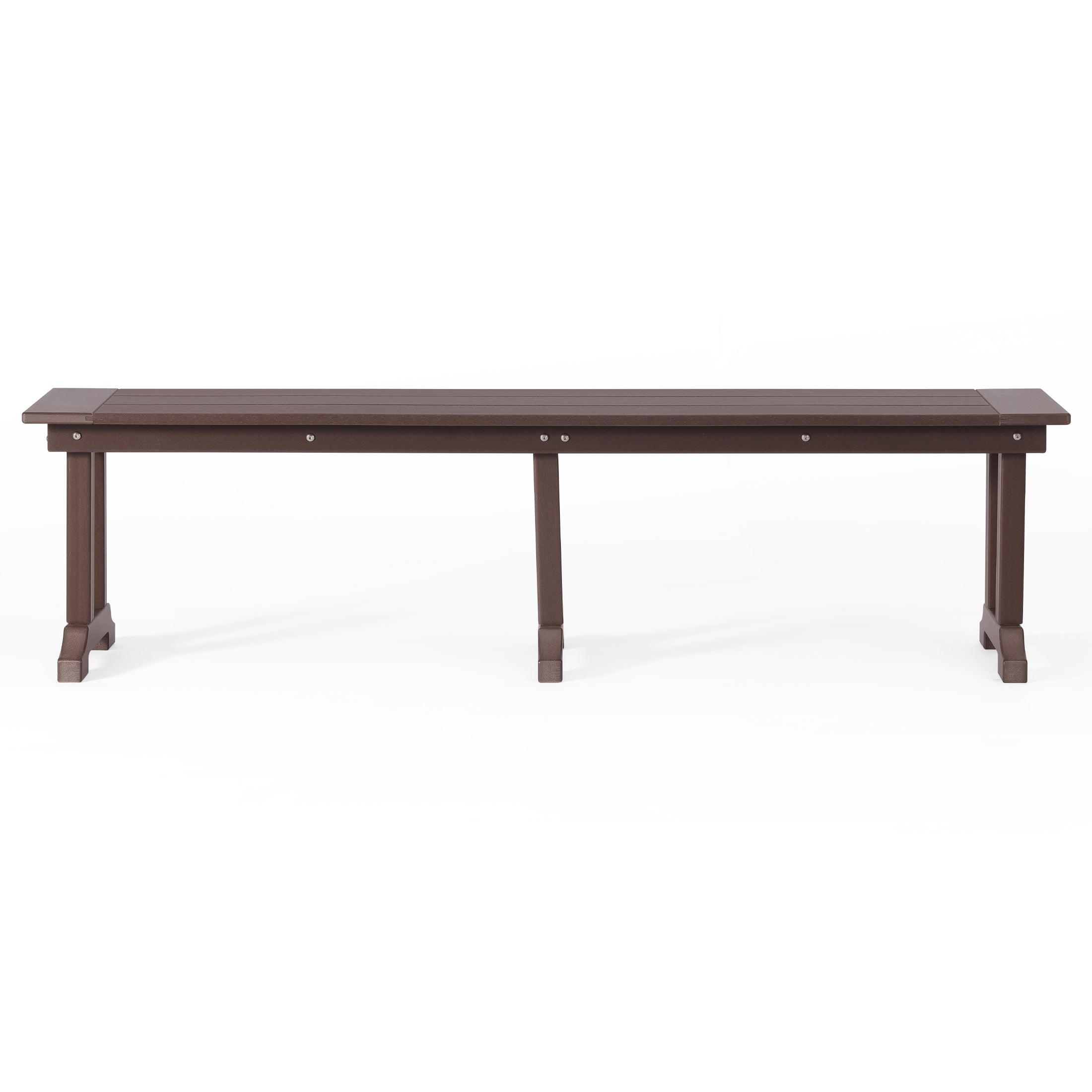 Paradise 65" Outdoor Patio Trestle Dining Bench