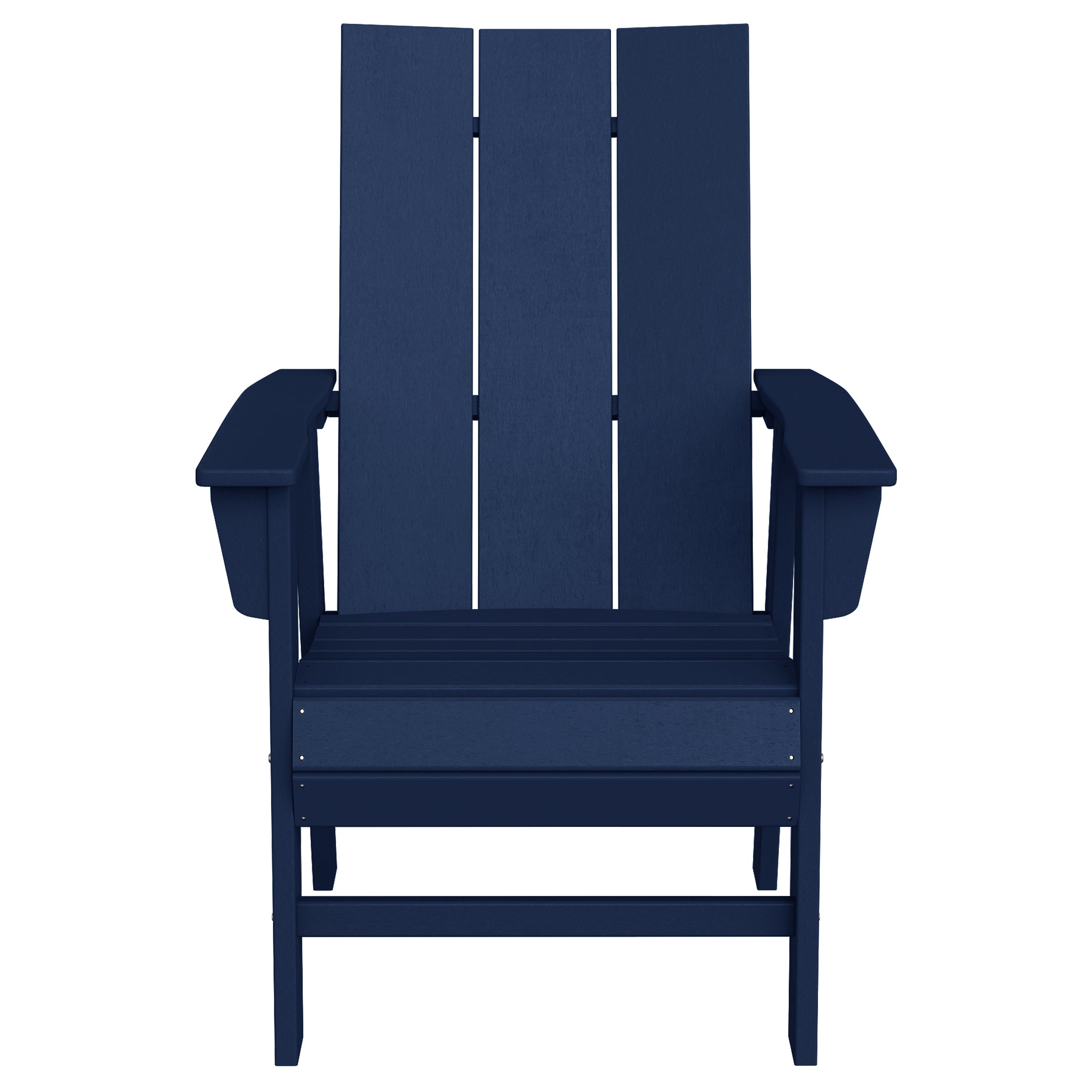 Palms Outdoor Patio HDPE Plastic Modern Adirondack Dining Chair