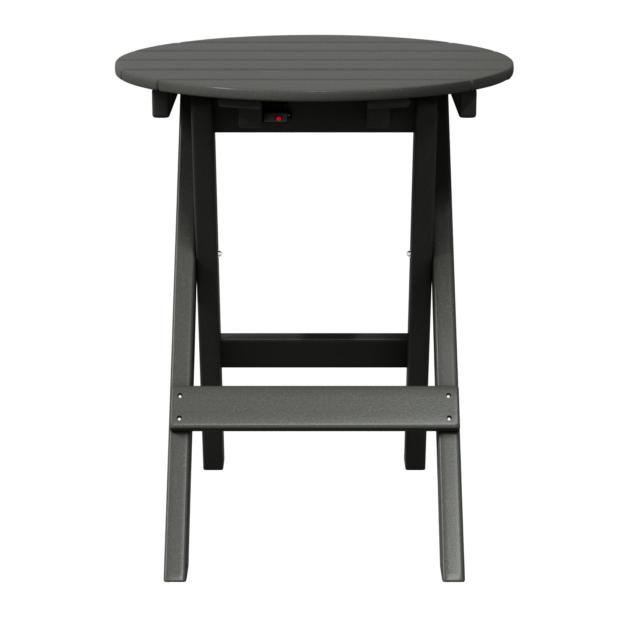 Paradise HDPE Outdoor 24.5 Inch Round Portable Folding Patio Dining Table