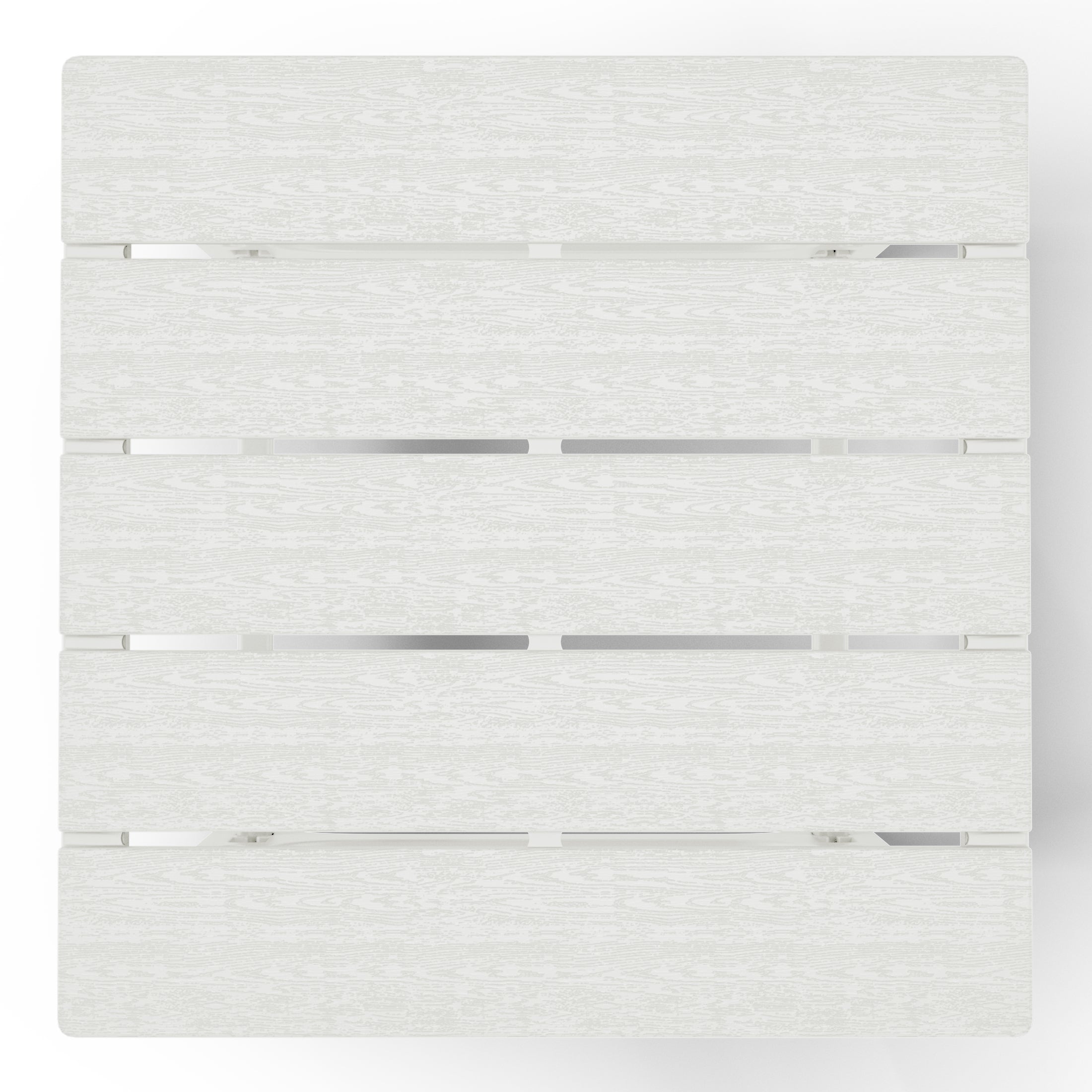 Cayman Outdoor 18" HDPE Square Adirondack Patio Side Table