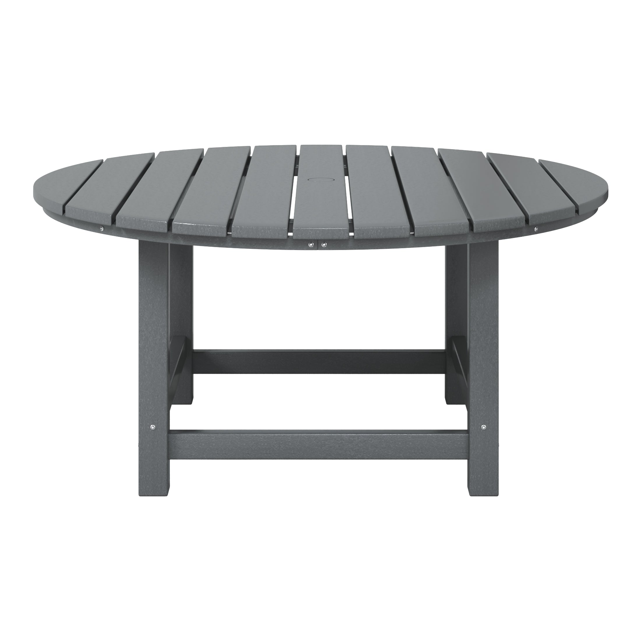 Paradise Low Outdoor HDPE Round Patio Coffee Table